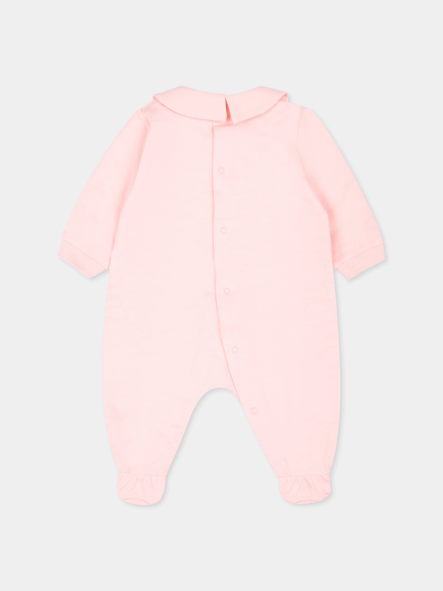 Set tutina rosa per neonata con Teddy Bear,Moschino Kids,MUY085 LCA19 50209