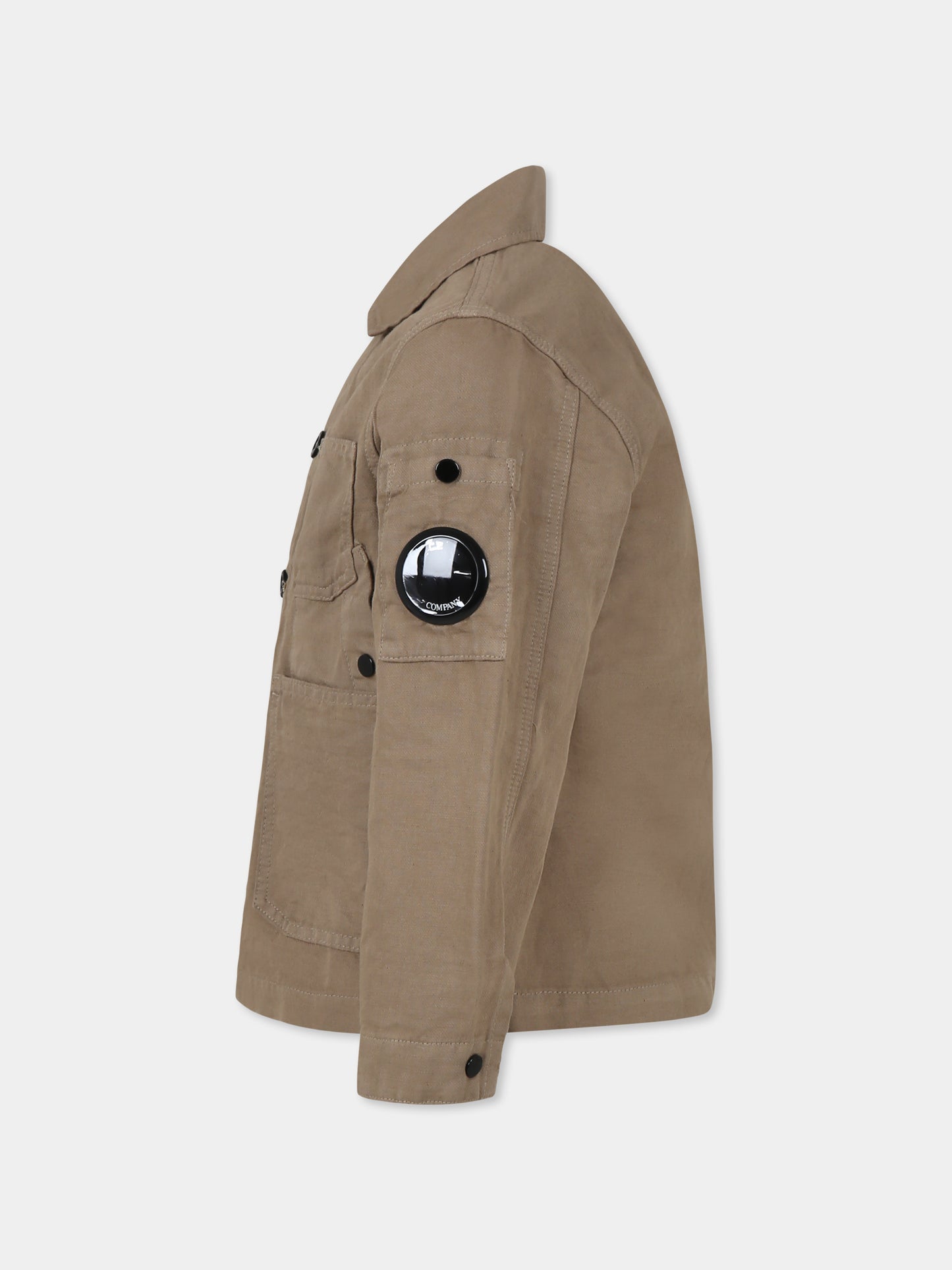 Giubbotto beige per bambino,C. P. Company,CUA001 LZC01 20262