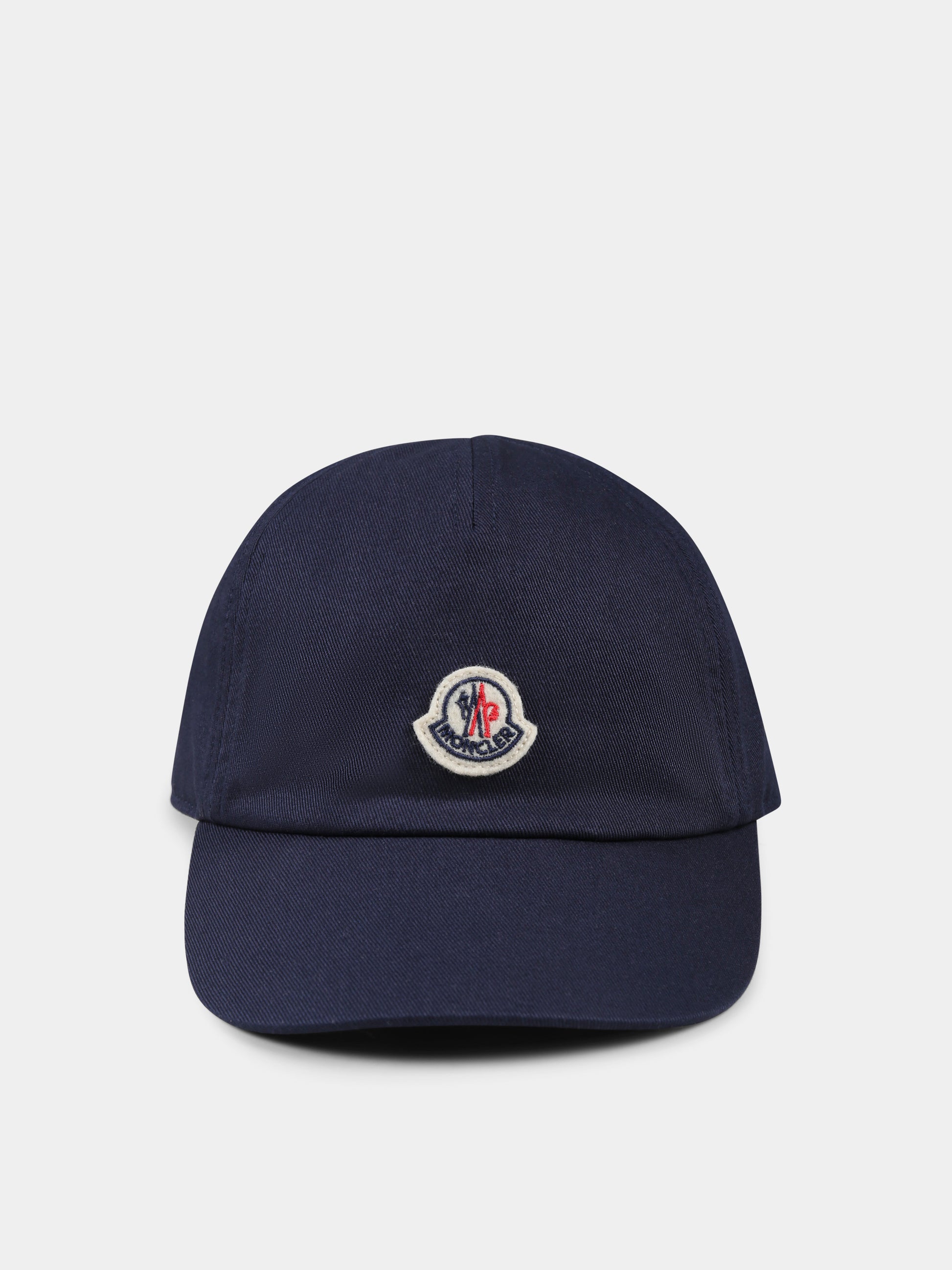 Cappello blu per neonato con logo,Moncler Kids,K1951 3B00008 04863 742