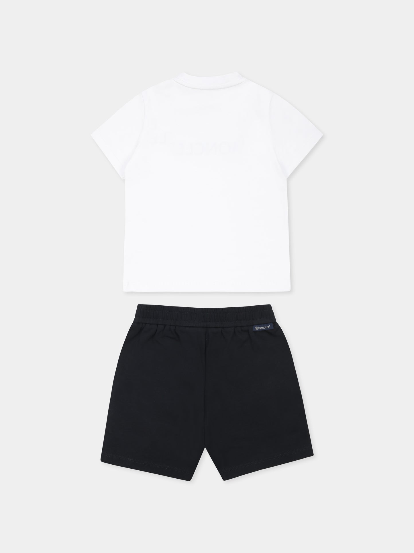 Completo multicolor per neonato con logo,Moncler Kids,K1951 8M00016 89AUM 002