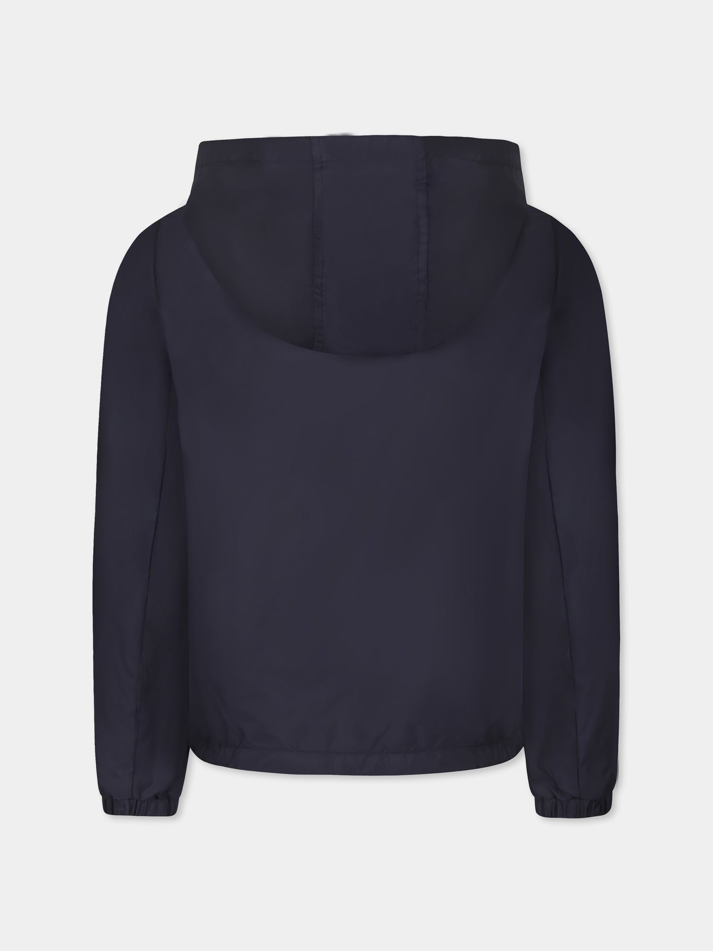 Giacca a vento New Urville blu per bambino con logo,Moncler Kids,K1954 1A00057 53A5E 742