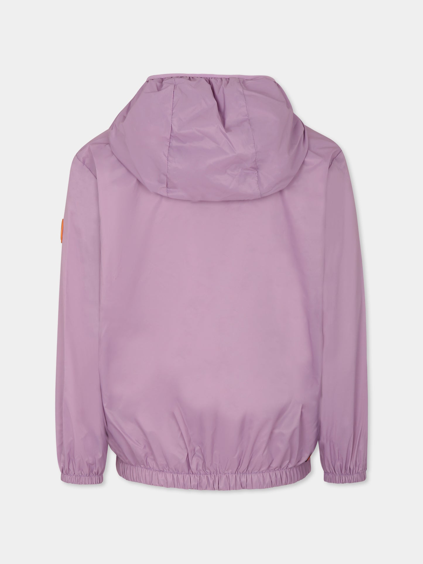 Giacca a vento Vinton viola per bambini con logo,Save The Duck Kids,J30067X GIGO20 80042