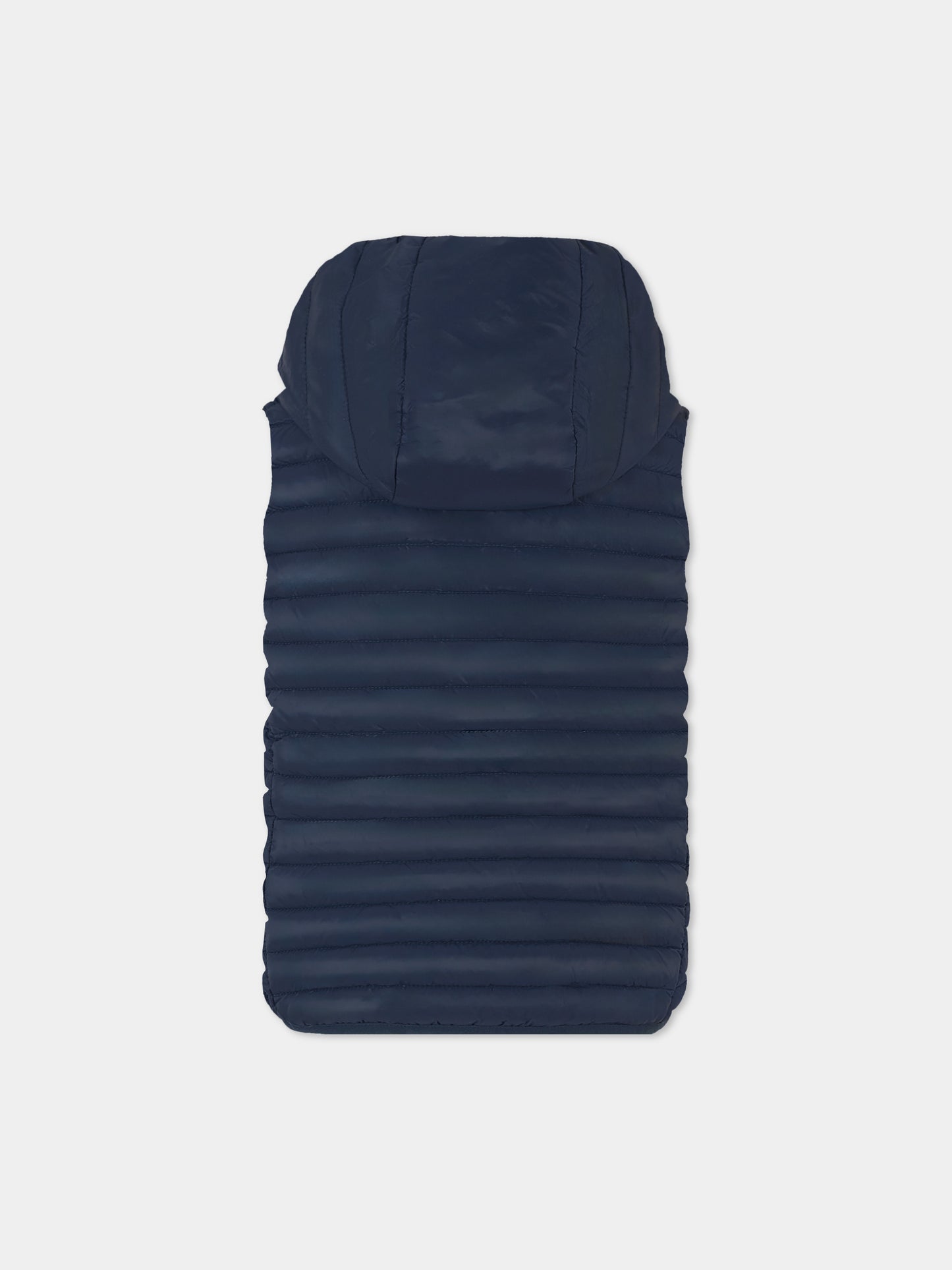 Gilet blu Cupid per bambino con logo,Save The Duck Kids,J80649X GIGA20 90000