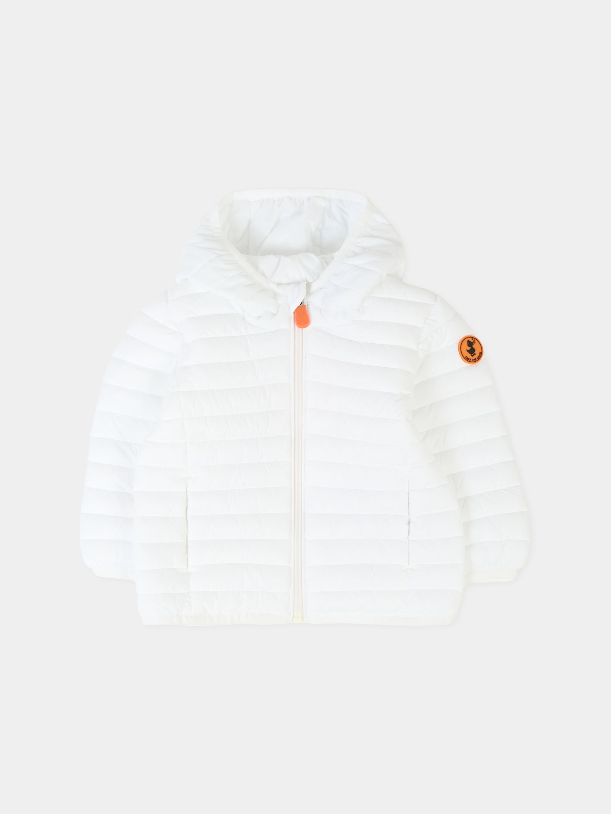 Piumino Nene bianco per neonato con logo,Save The Duck Kids,I30003X GIGA20 00000