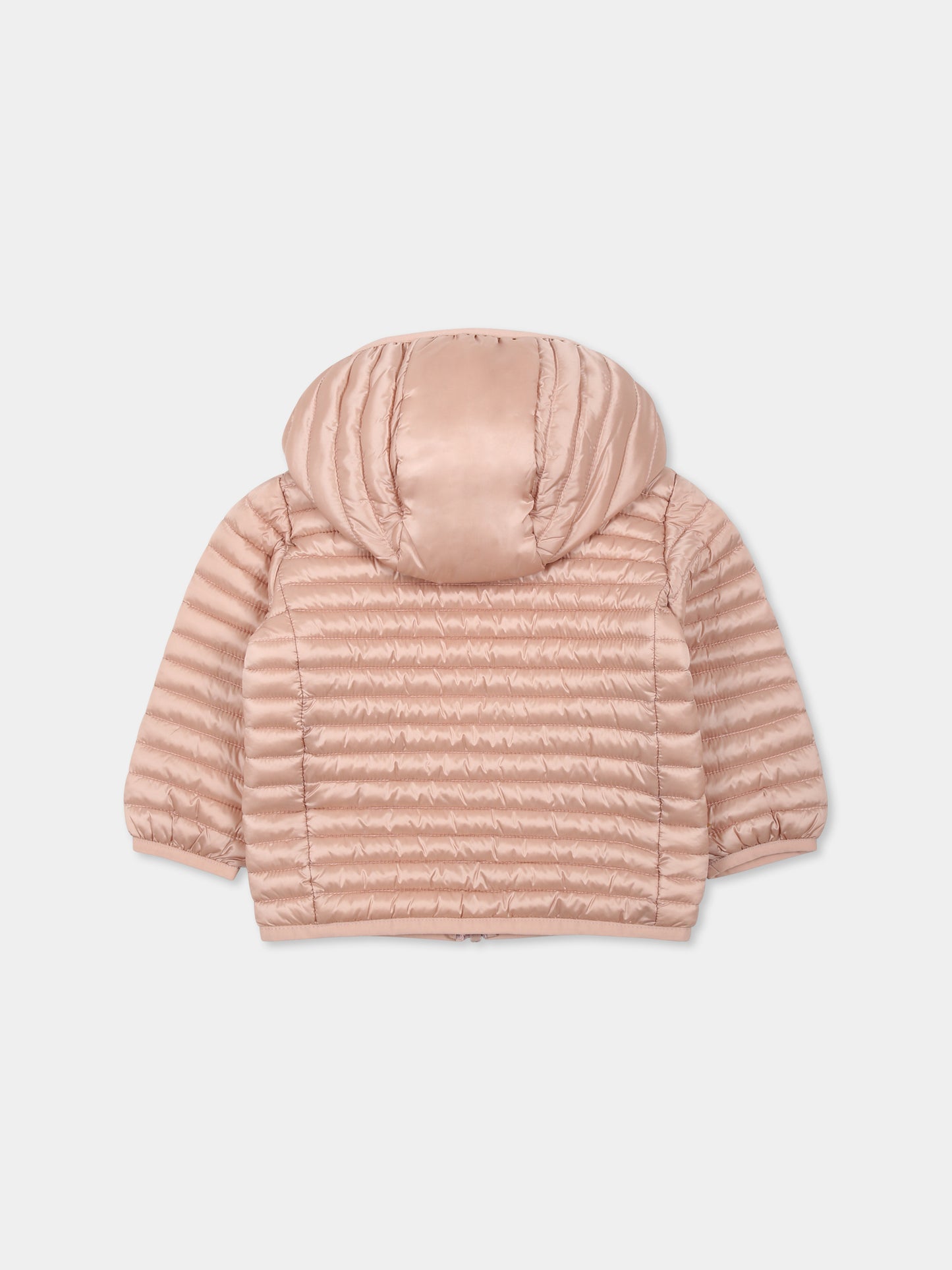 Piumino Lucy rosa per neonata con logo,Save The Duck Kids,I30005G IRIS20 80006