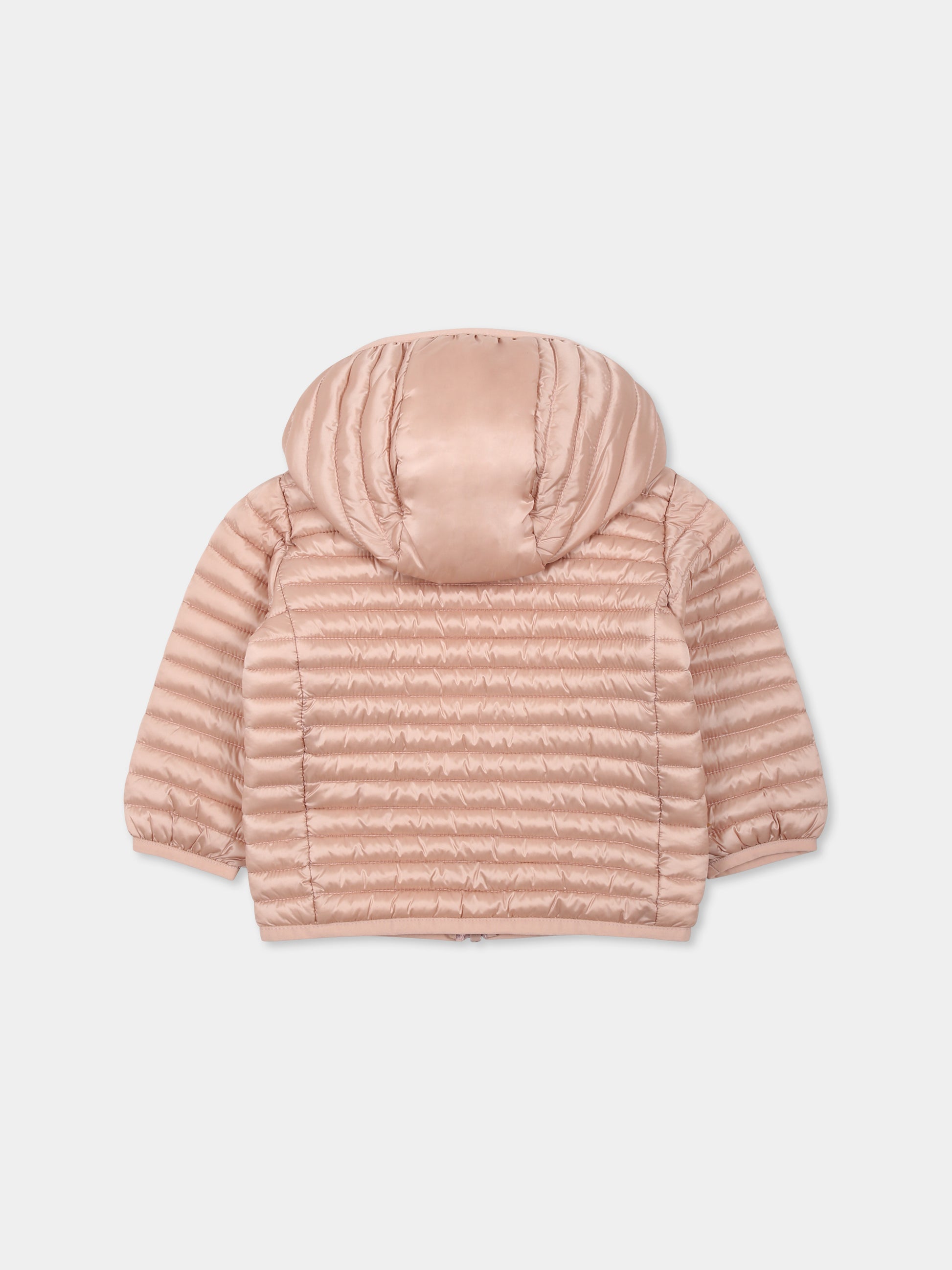 Piumino Lucy rosa per neonata con logo,Save The Duck Kids,I30005G IRIS20 80006