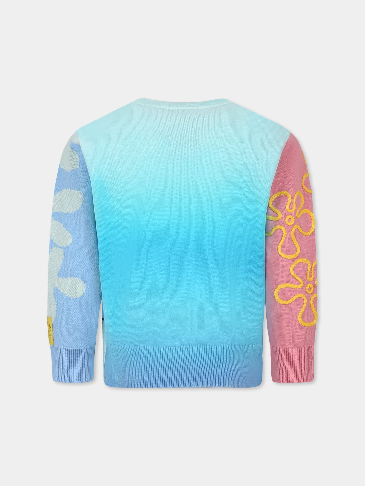 Maglione multicolor per bambina con SpongeBob,Stella Mccartney Kids,TW9A70 Z2922 999