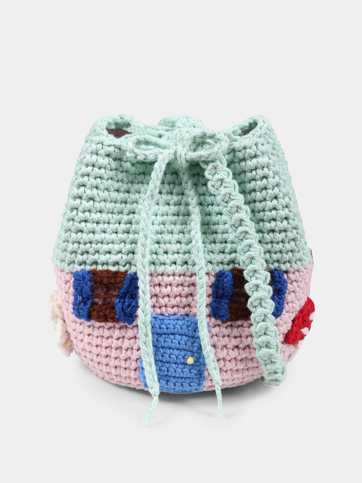 Multicolor bag for girl with house