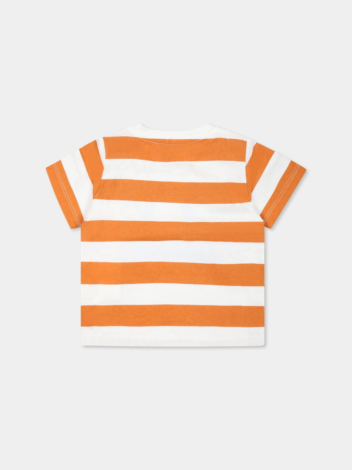 Multicolor t-shirt for baby boy with rabbit