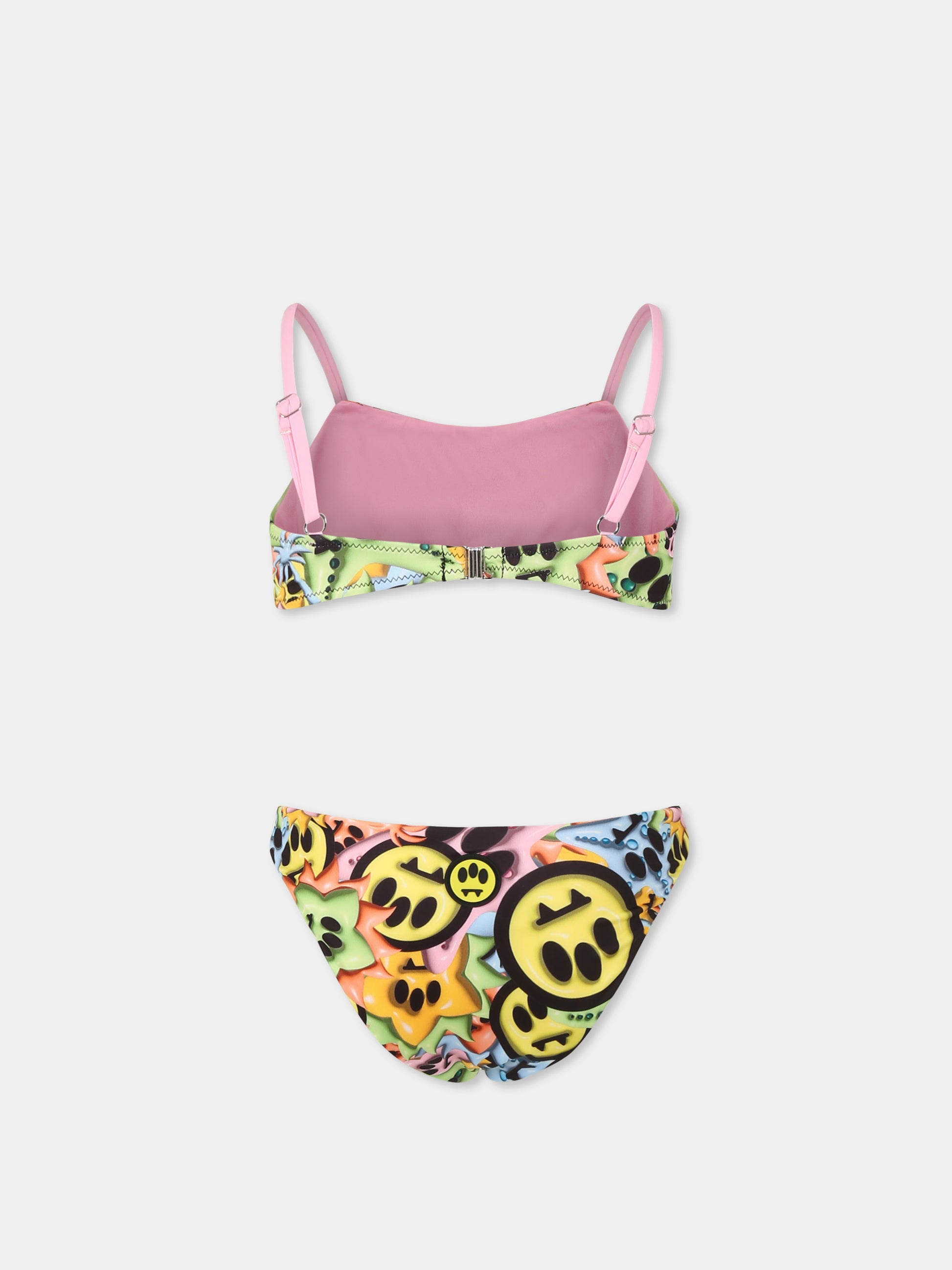 Bikini multicolor per bambina con smile all over,Barrow,S5BKJGSB186 140