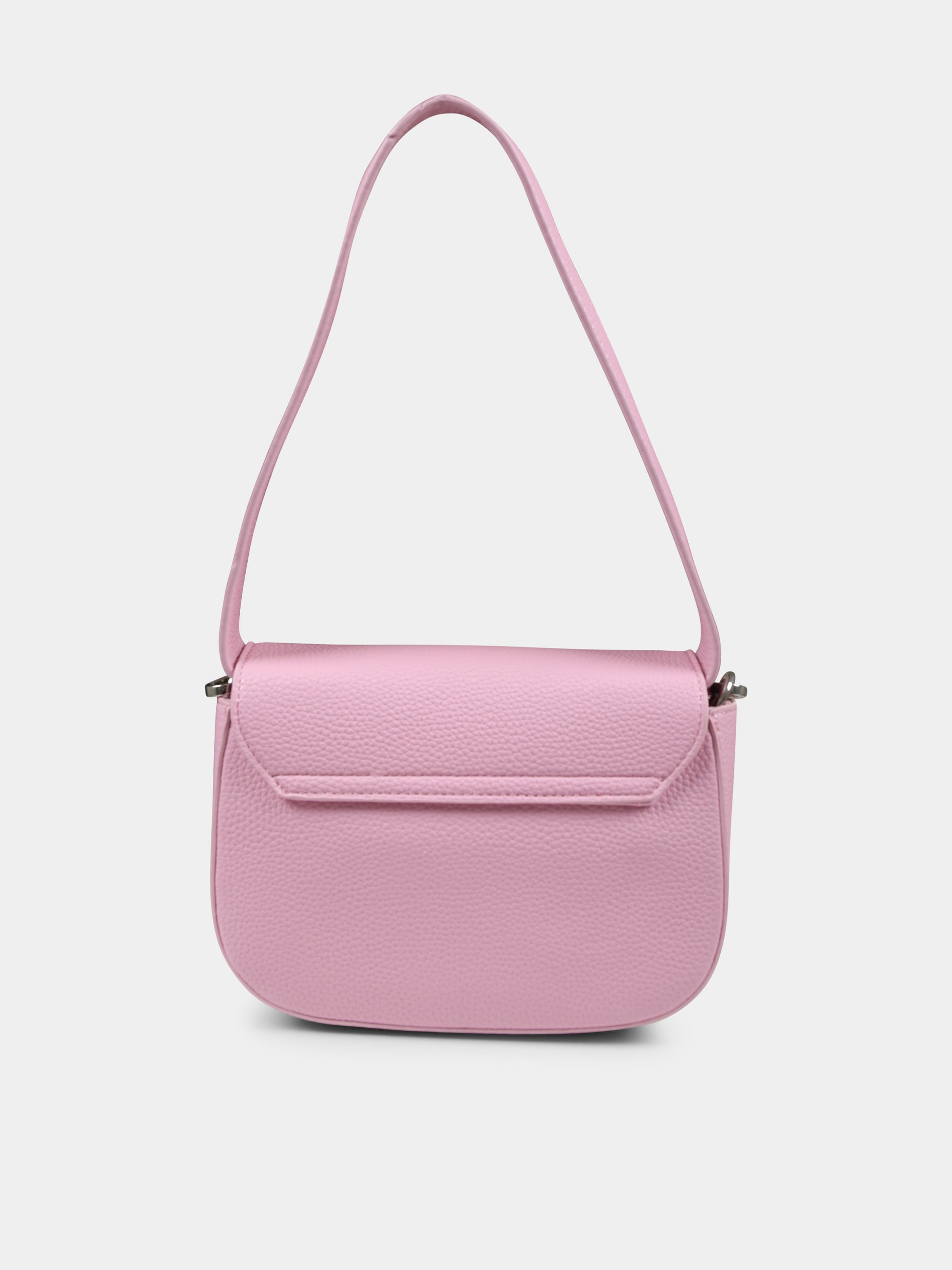 Borsa rosa per bambina con logo,Msgm Kids,S5MSJGBA192 MS003