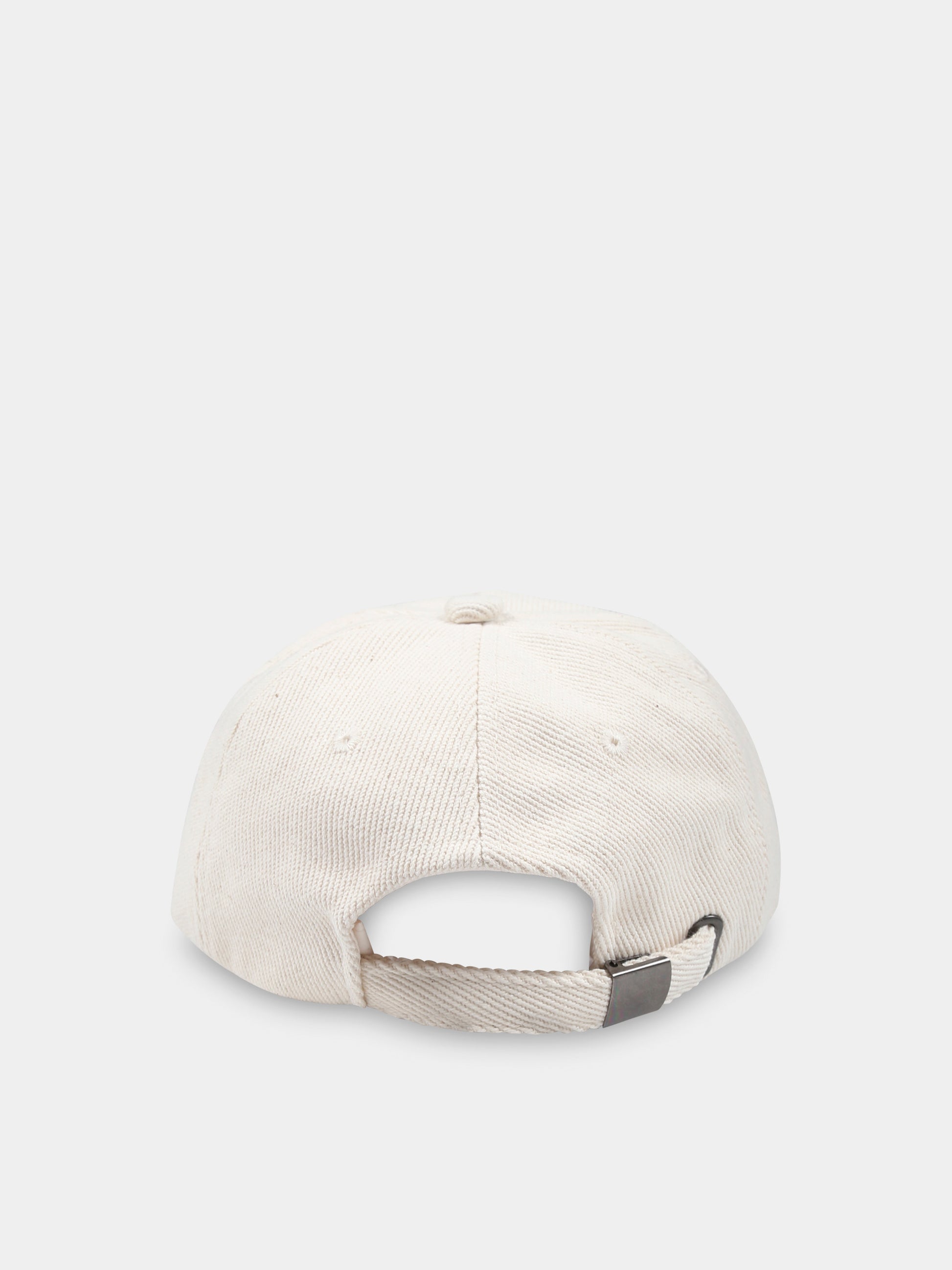 Cappello avorio per bambina con logo,Msgm Kids,S5MSJGBC196 013