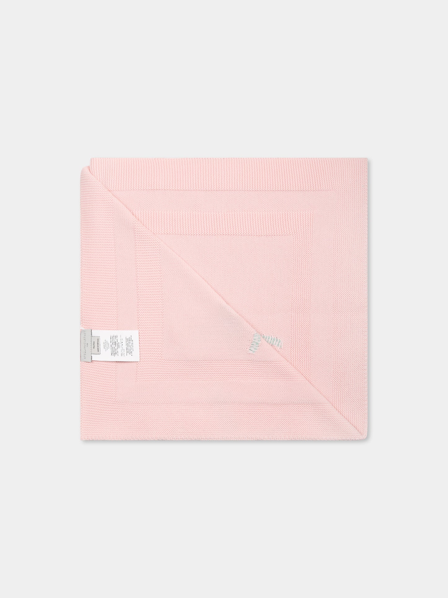 Coperta rosa per neonata con fiori,Stella Mccartney Kids,TW0010 Z2423 551