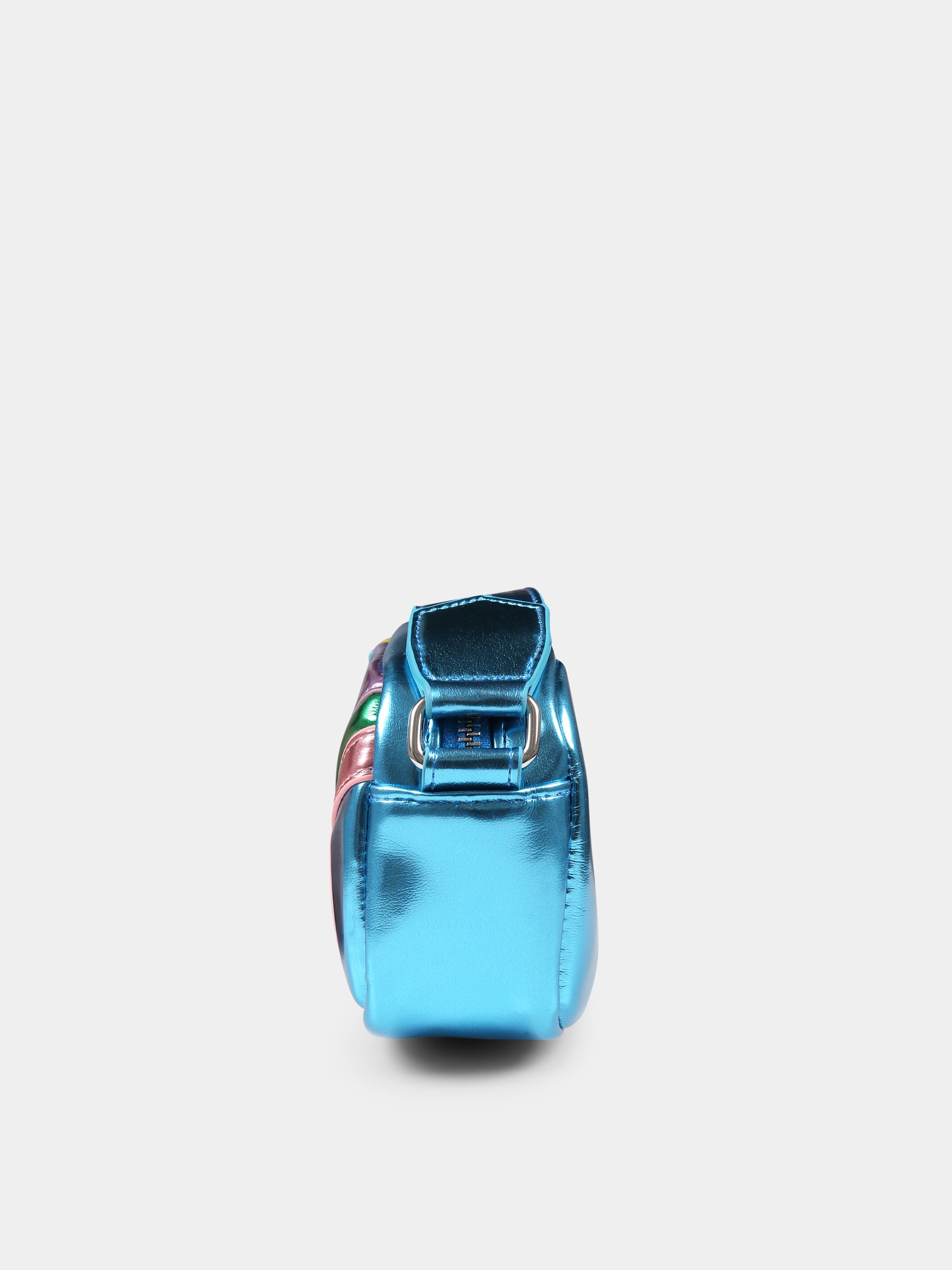 Borsa azzurra per bambina con stella,Stella Mccartney Kids,TW0A78 Z2431 999