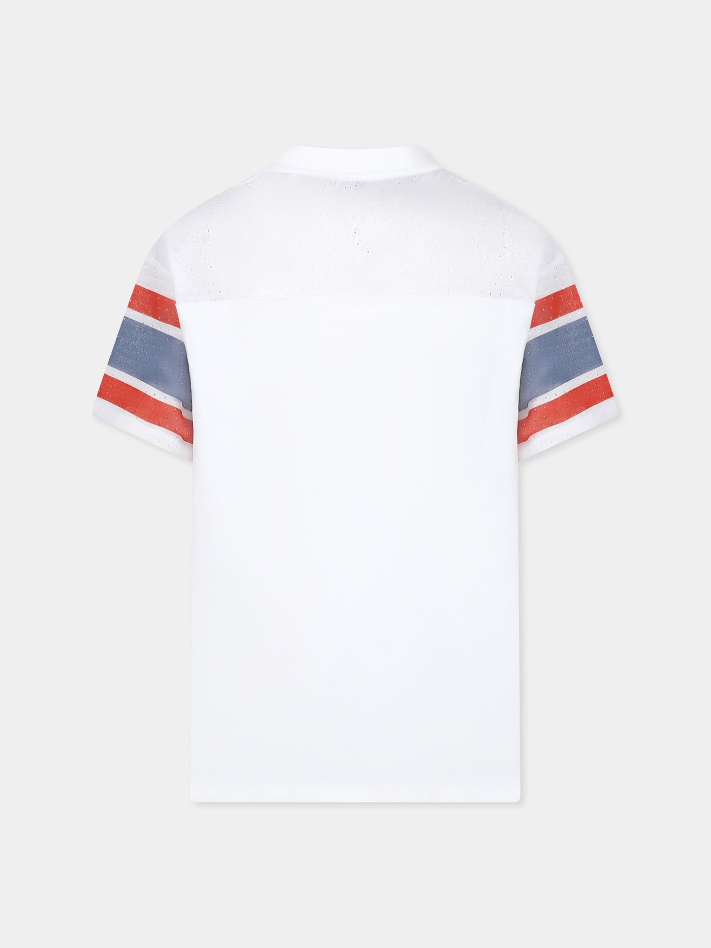 Vestito bianco per bambina con logo e numeri,Stella Mccartney Kids,TW1D41 Z2692 100