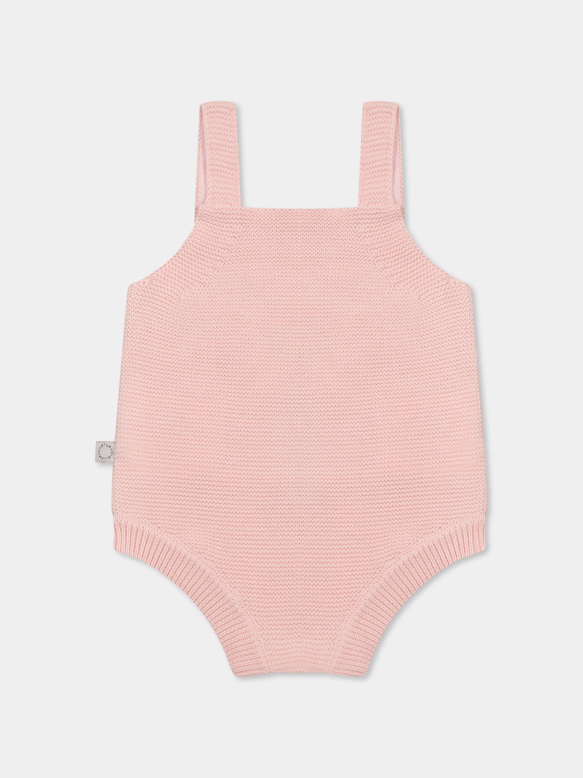 Body rosa per neonata con fiore,Stella Mccartney Kids,TWA082 Z2423 551