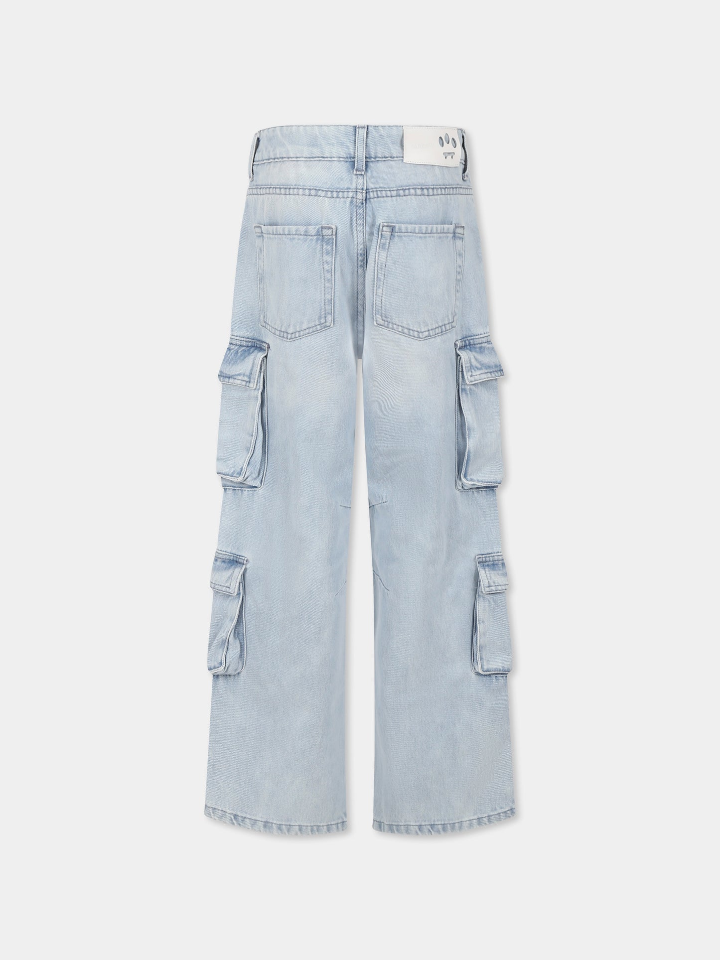 Jeans denim per bambini con logo,Barrow,S5BKJUDP004 172