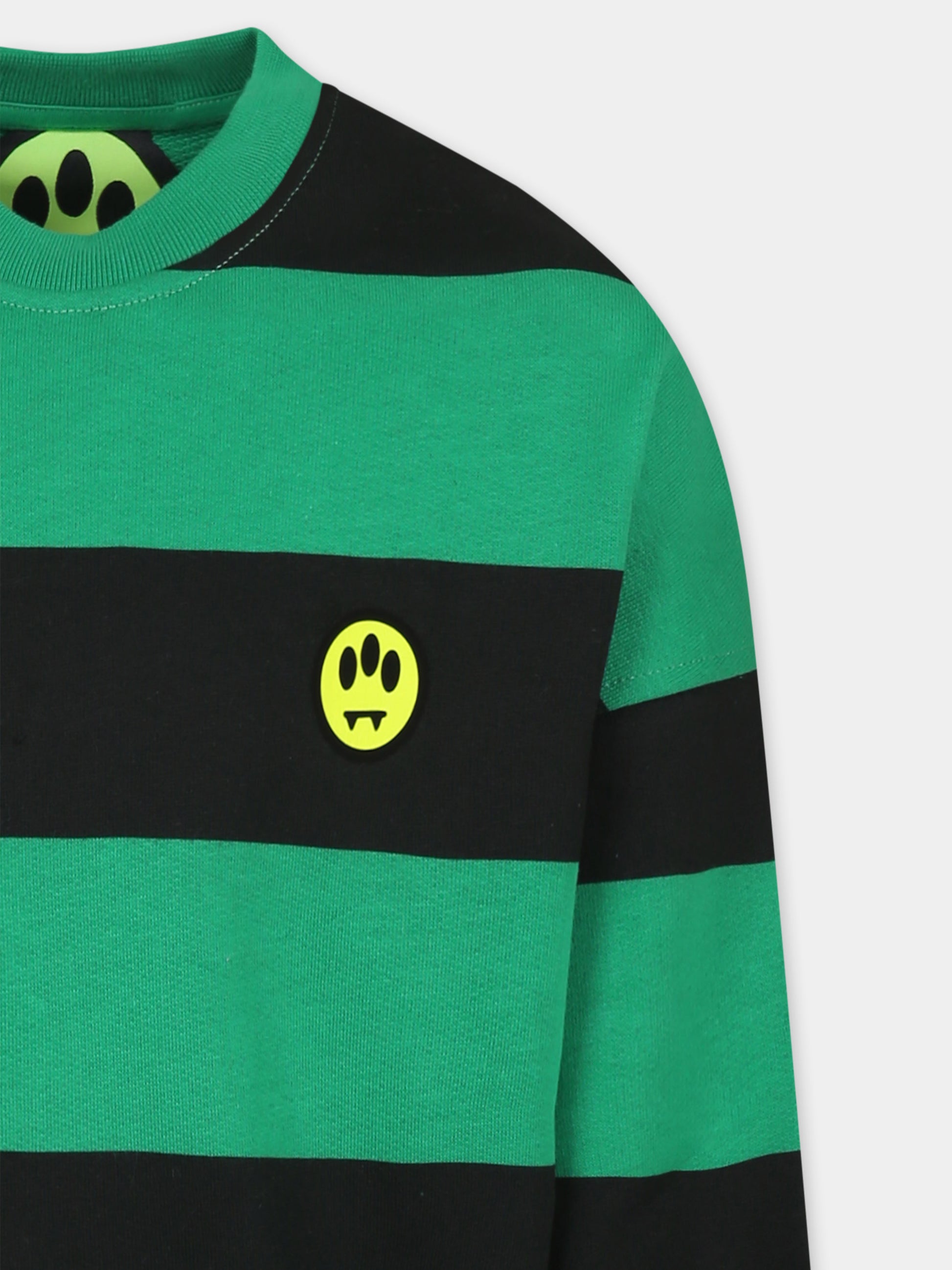 Felpa multicolor per bambini con smile e logo,Barrow,S5BKJUSW010 BW012/02