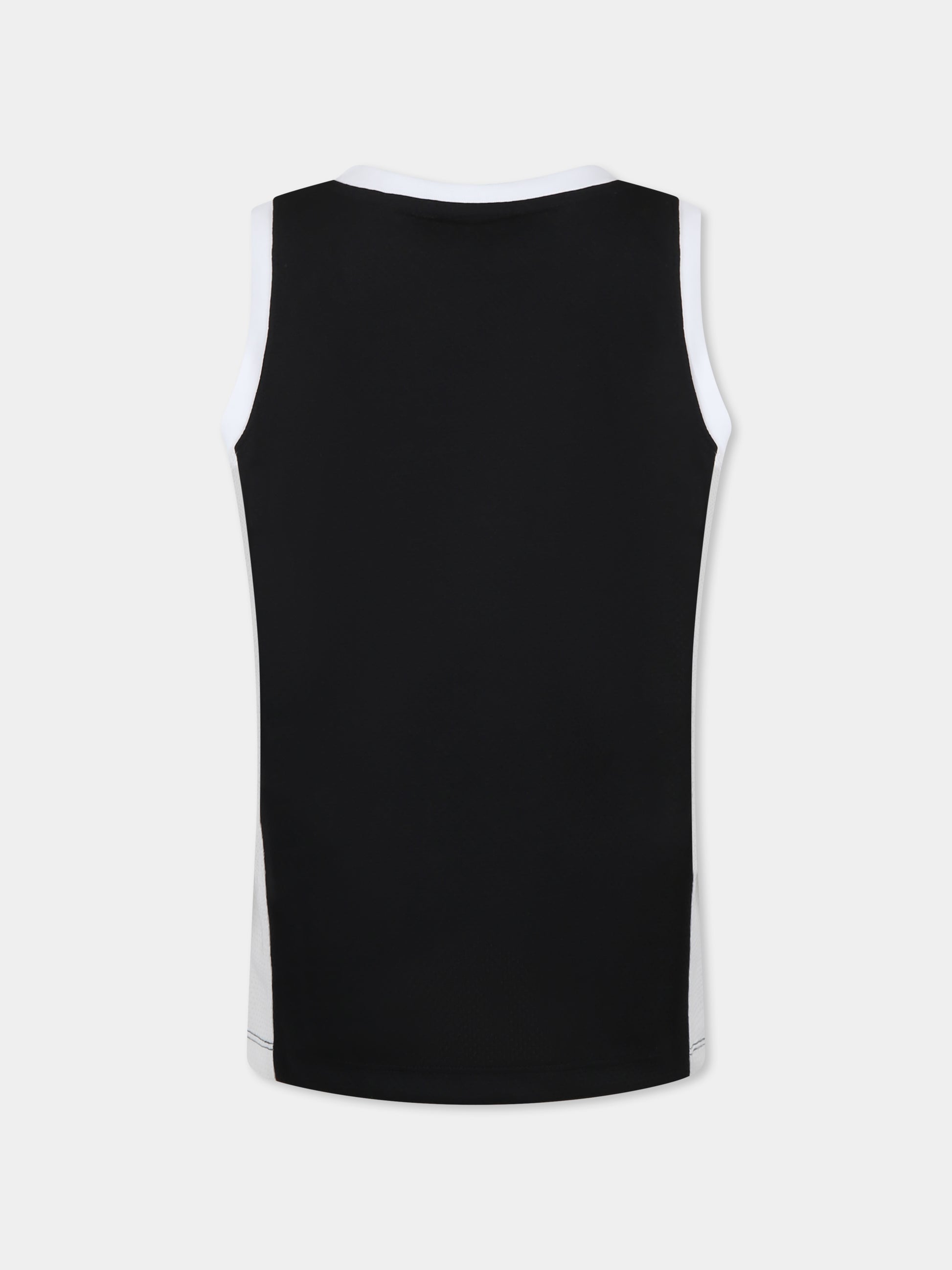 Canotta nera per bambini con logo,Barrow,S5BKJUTA026 110