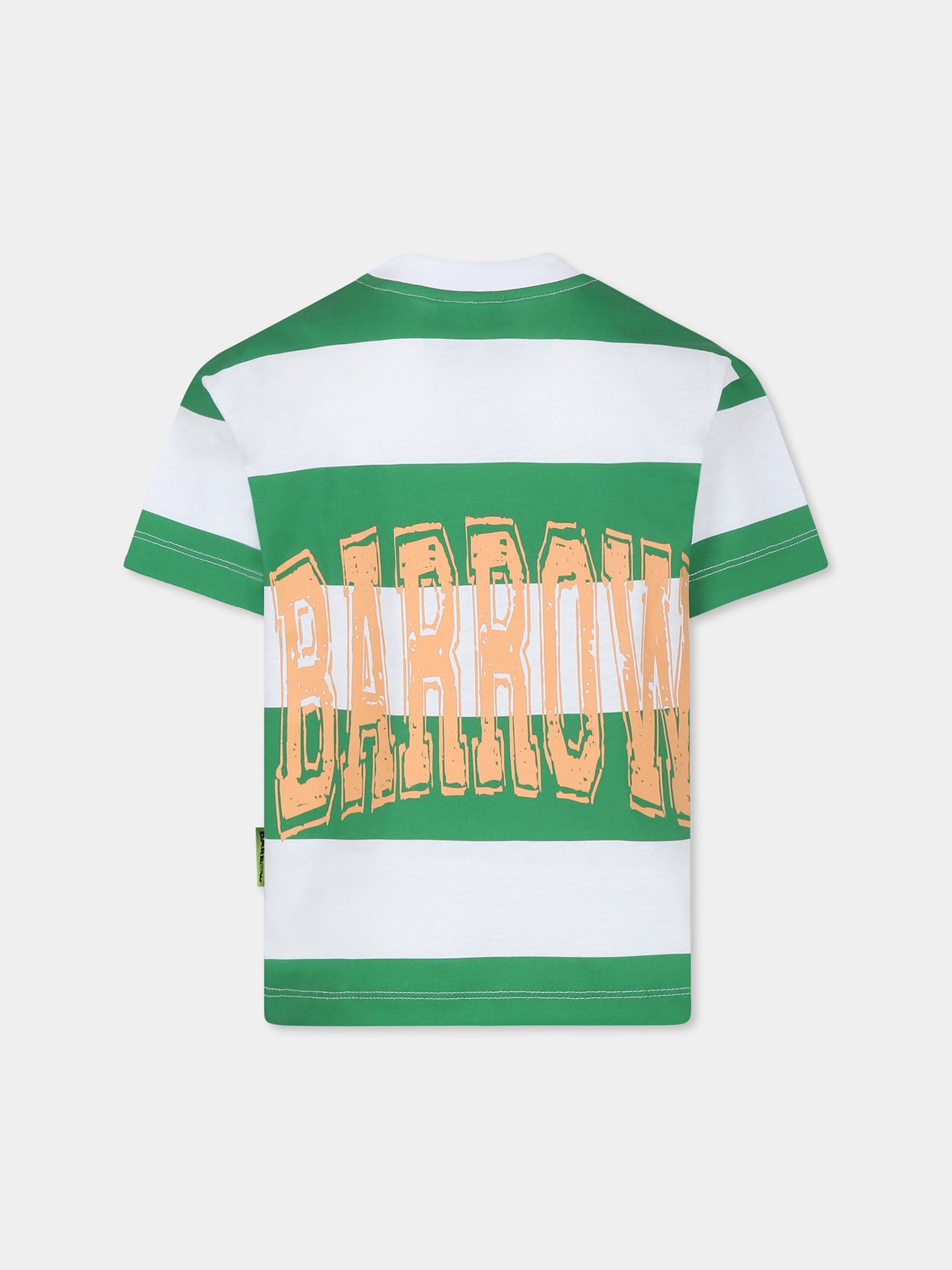 Multicolor t-shirt for kids with smiley and logo