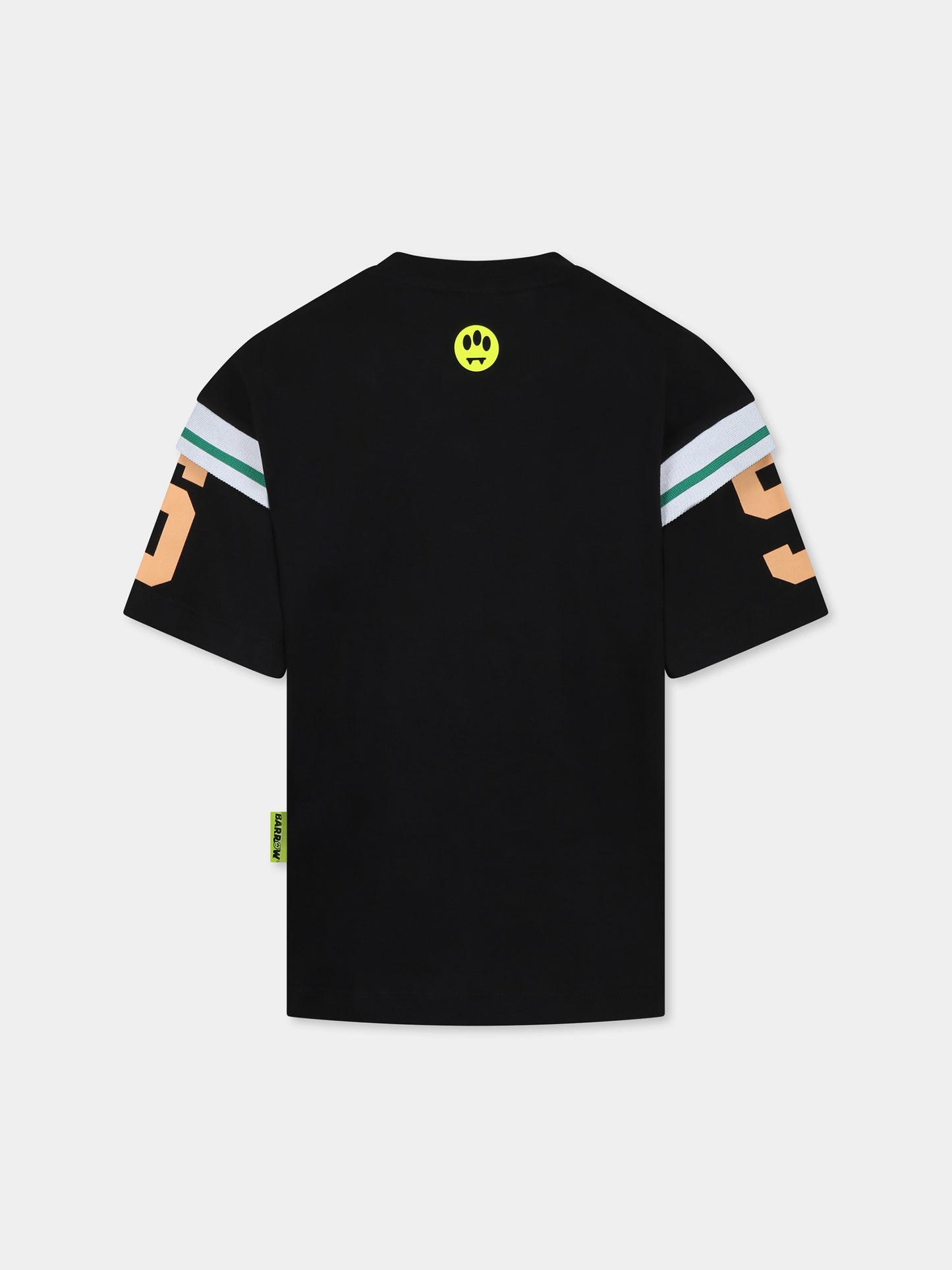 Black t-shirt for kids with logo