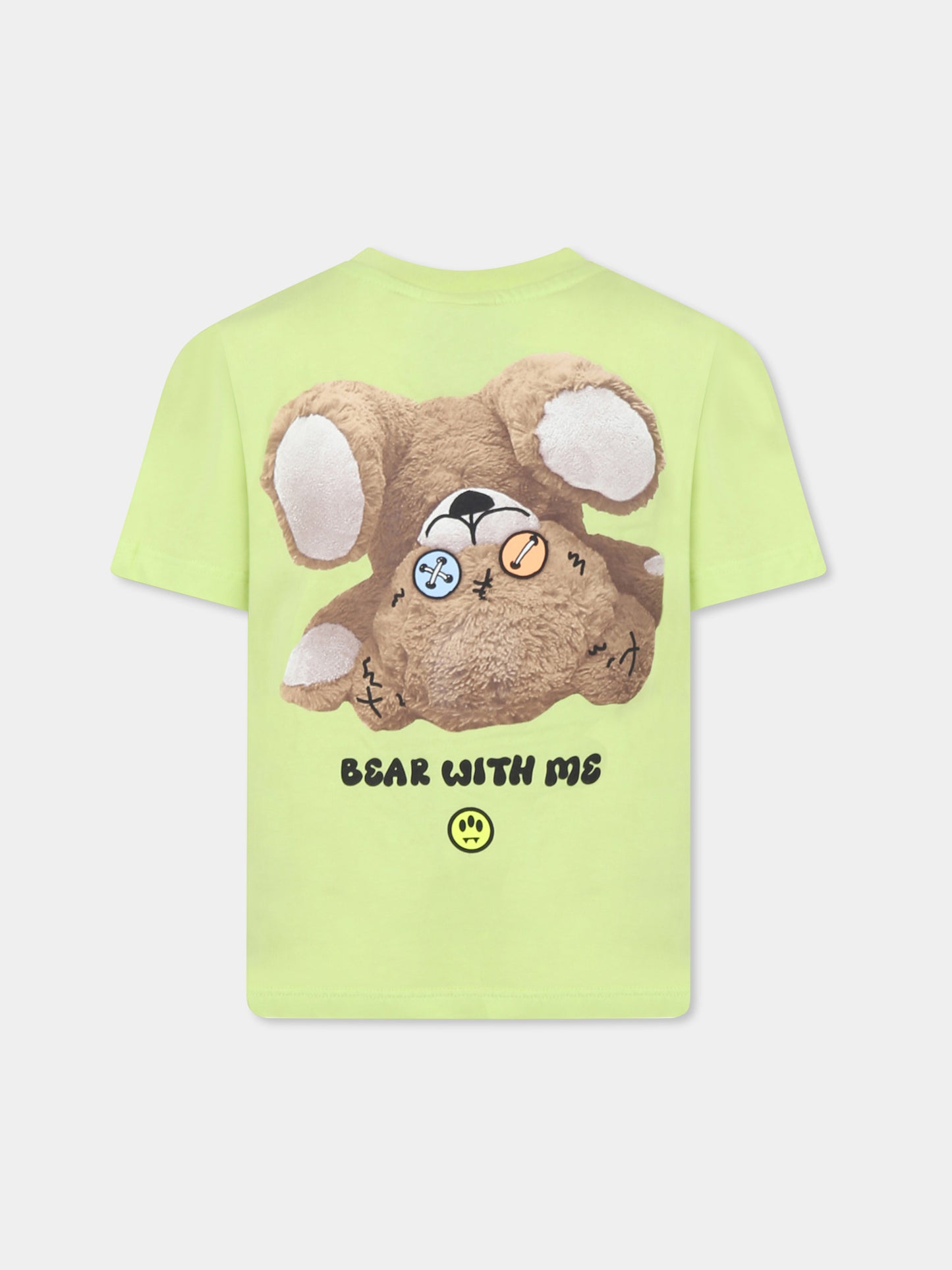 Green t-shirt for kids with logo
