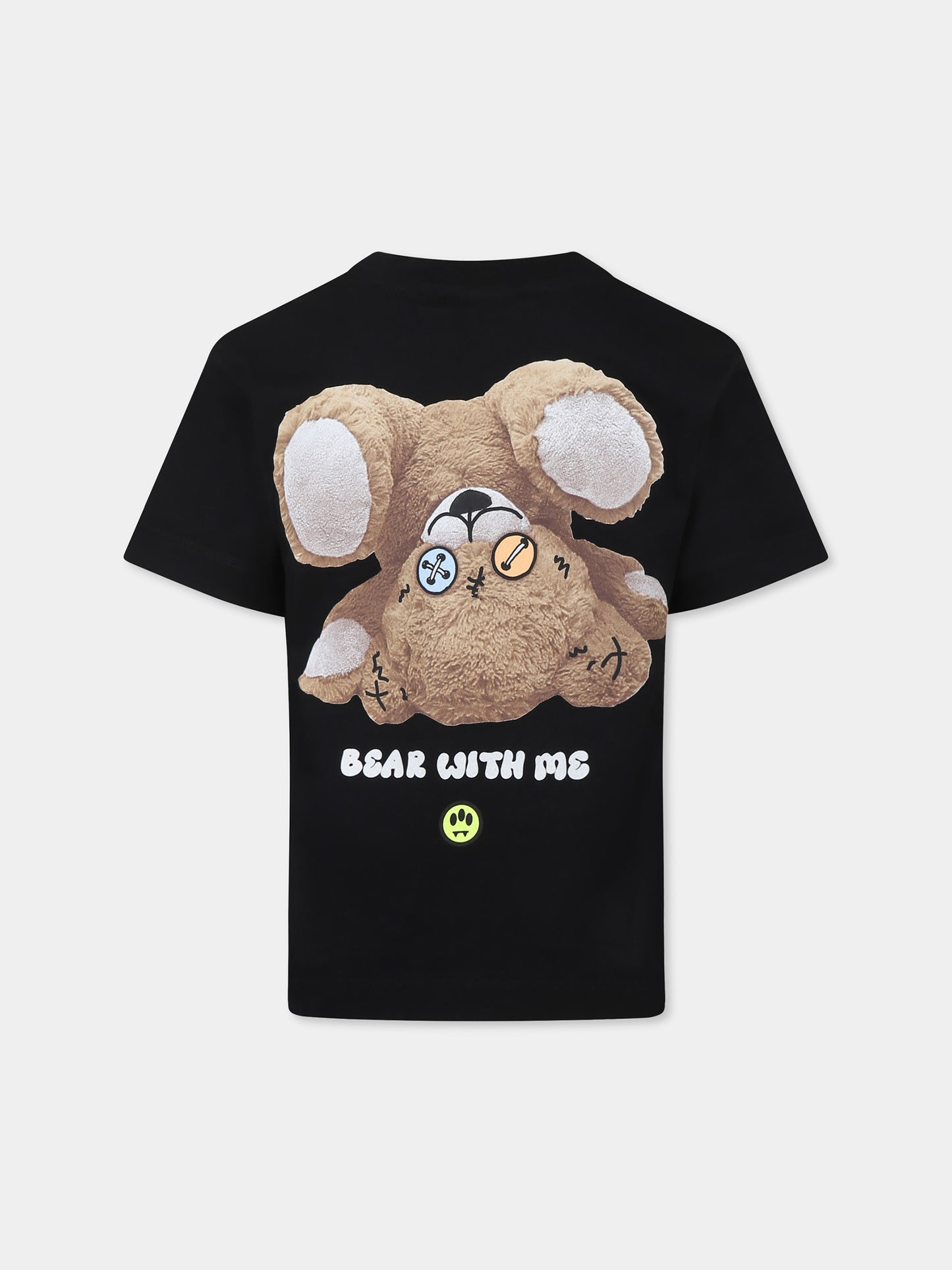 Black t-shirt for kids with logo