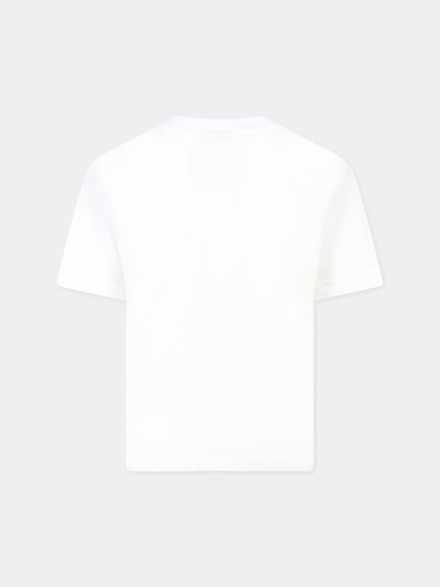 Green t-shirt for kids with logo