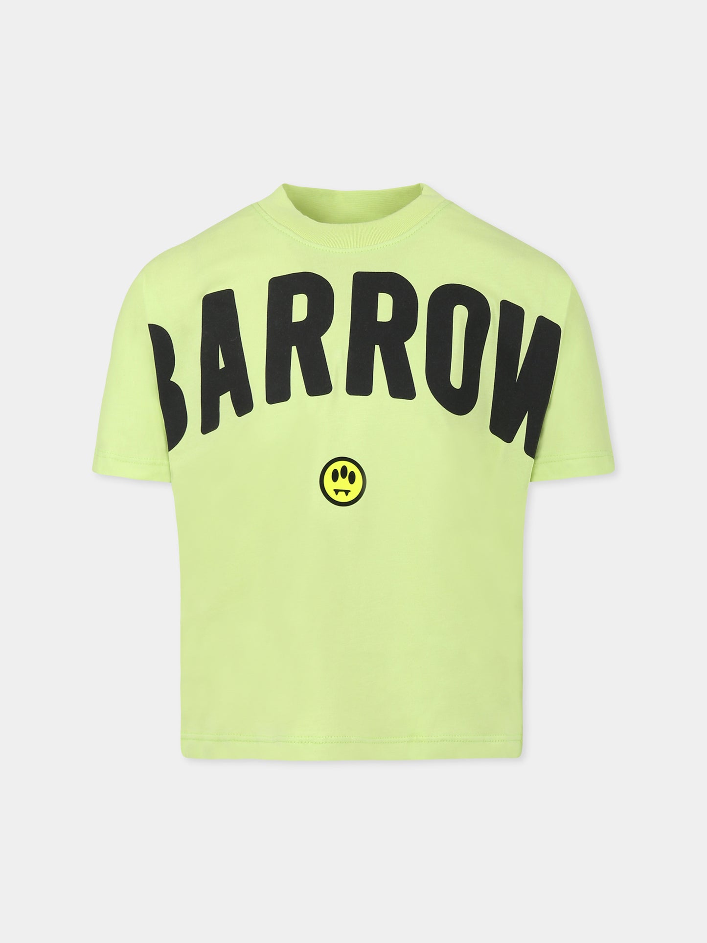 Green t-shirt for kids with logo
