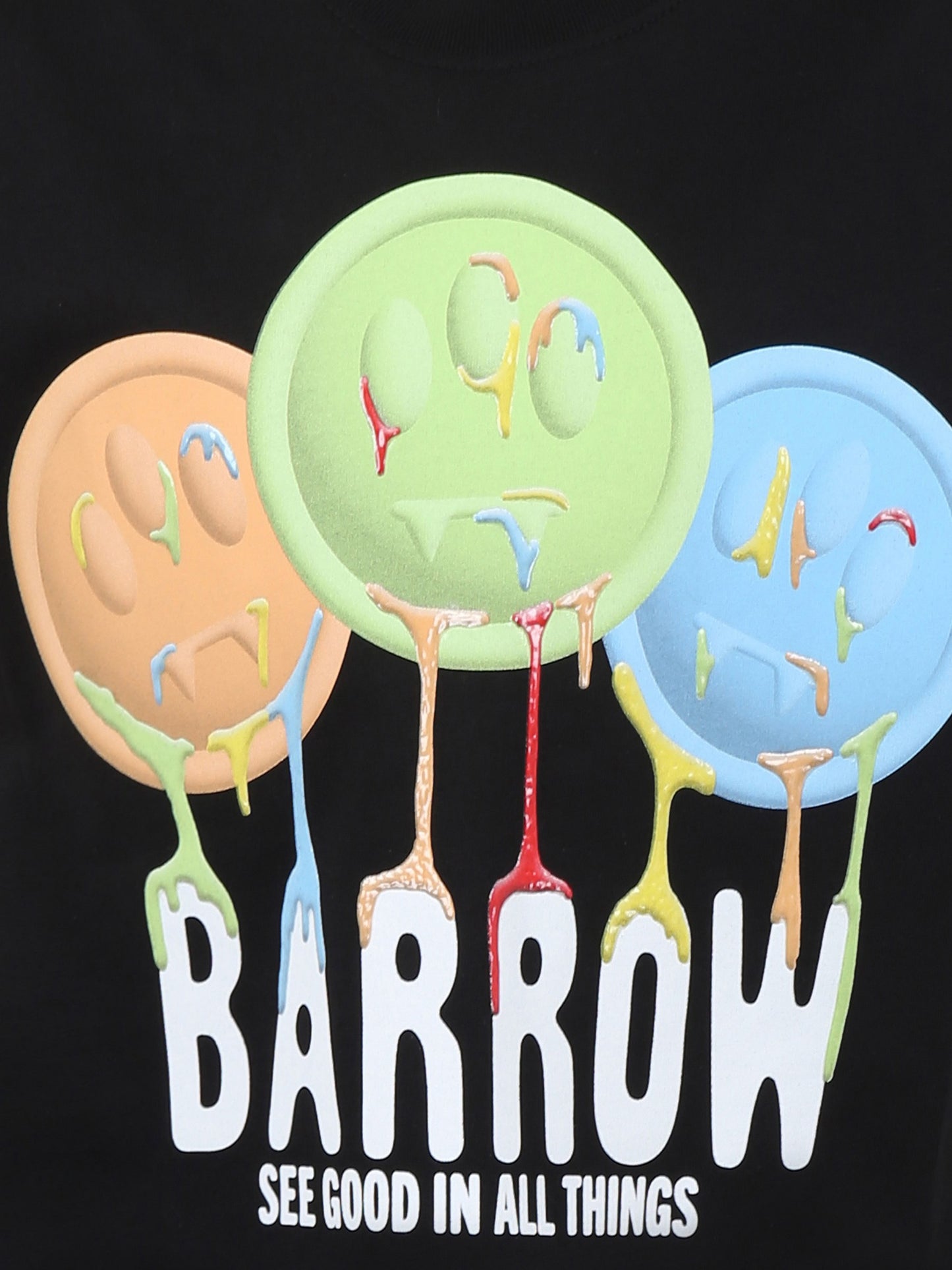 Black t-shirt for kids with logo