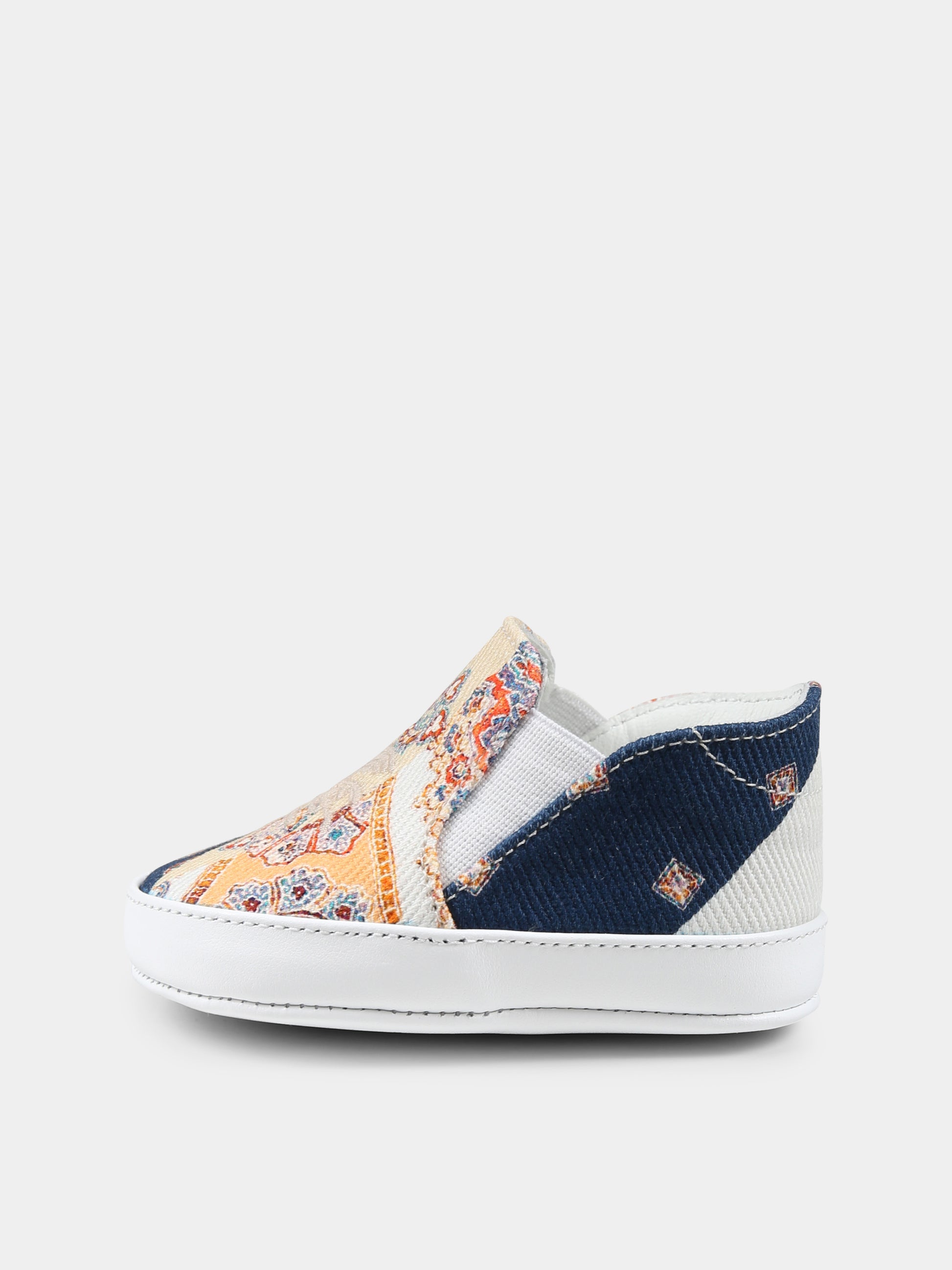 Slip on multicolor per neonato con stampa paisley,Etro,GW0586 D0114 432MC