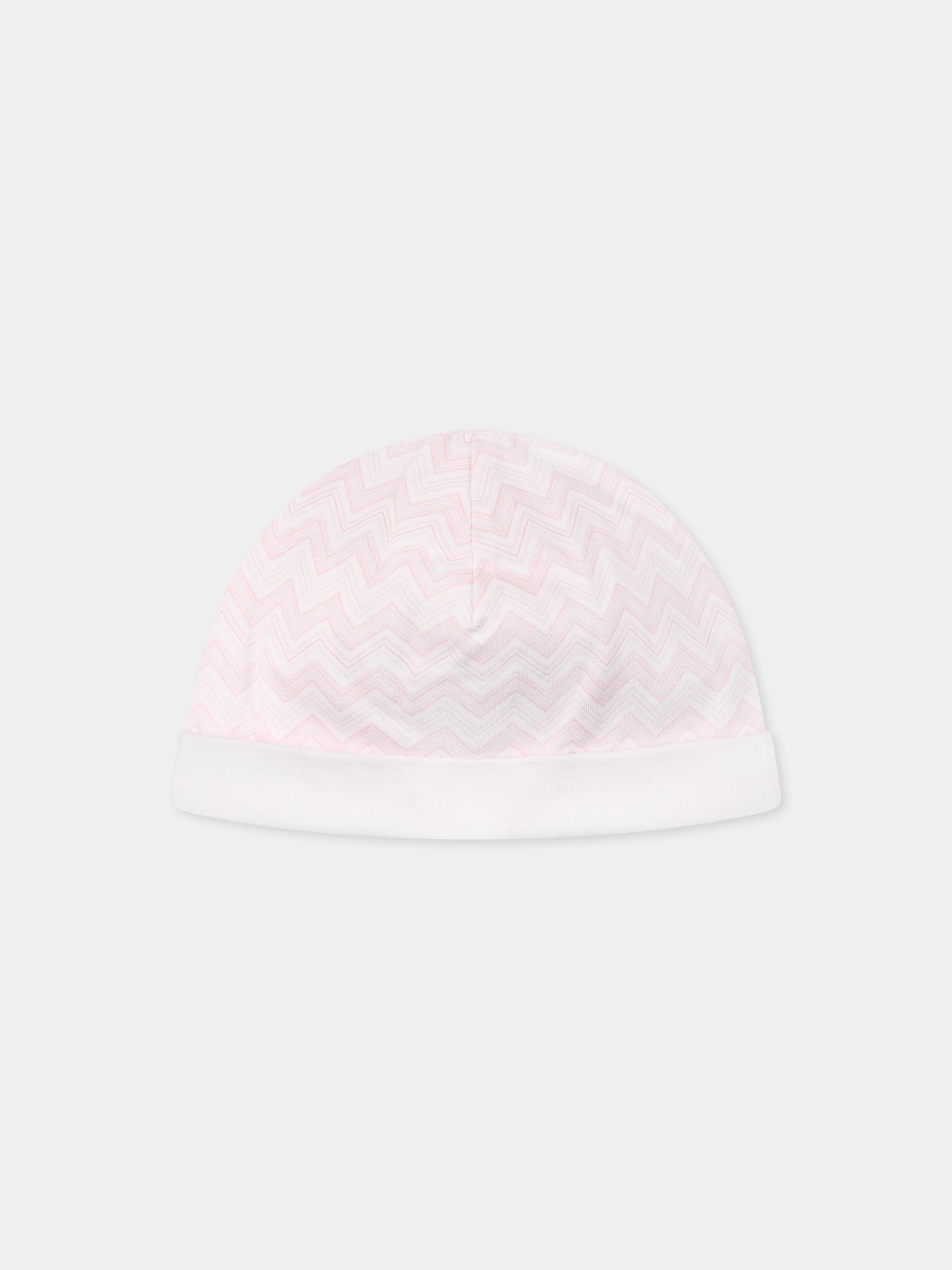 Pink babygrow set for baby girl with logo