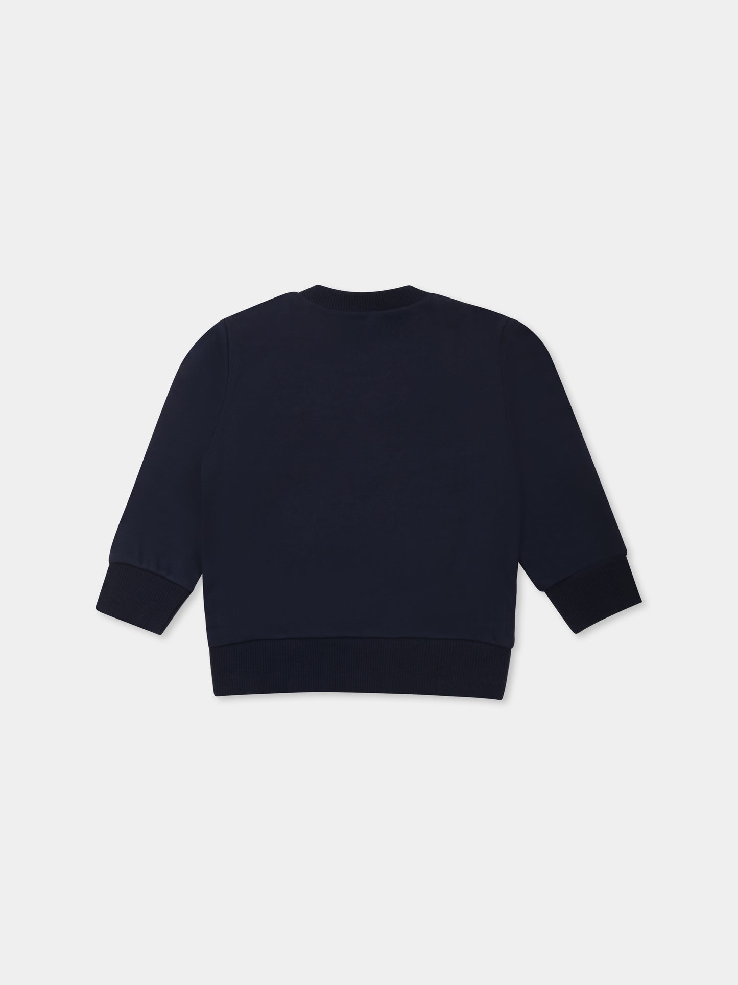 Felpa blu per neonato con logo,Dsquared2,DQ2861 D0ACC D2S902B DQ880
