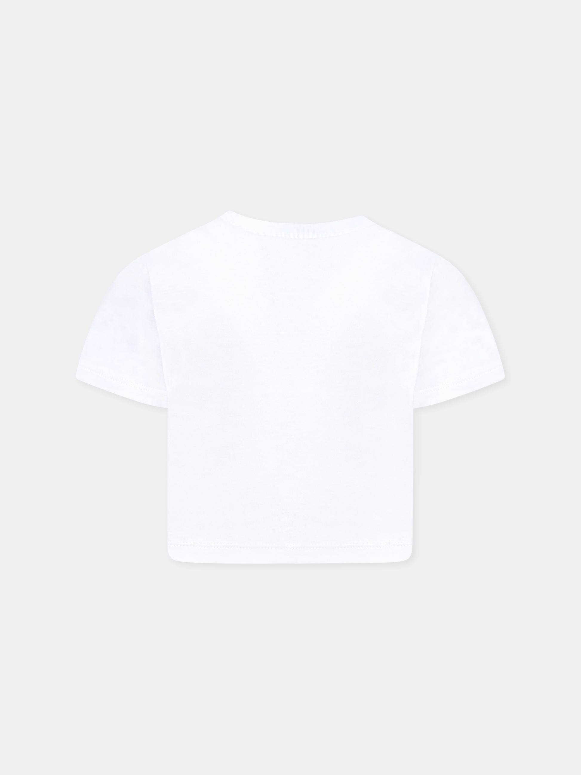 T-shirt bianca per bambino con logo,Dsquared2,DQ2939 D004G D2T1164F DQ100