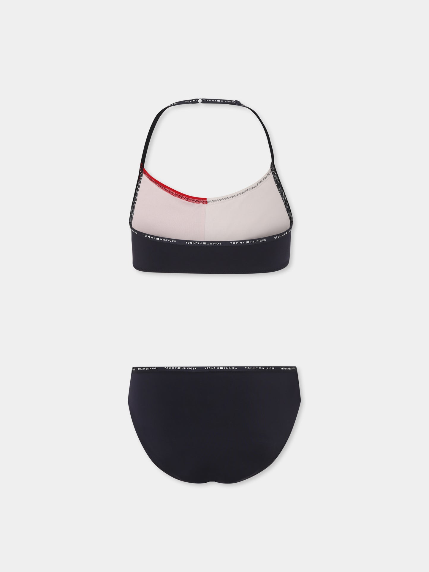 Bikini multicolor per bambina con logo,Tommy Hilfiger Junior,25S TAUG0UG00718 UG0UG00718 DW5