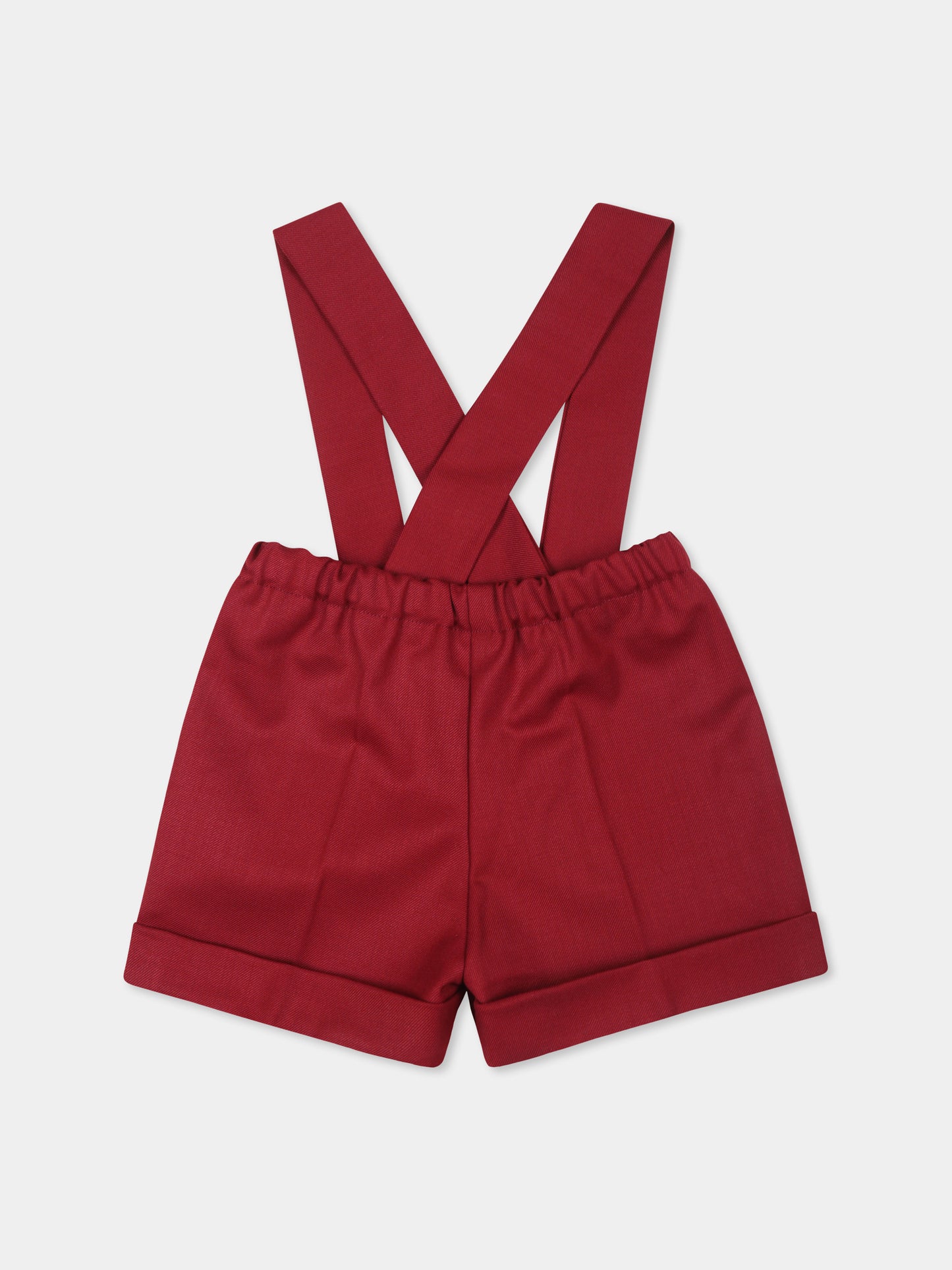 Shorts bordeaux per neonato,Divini,DVI S 00107