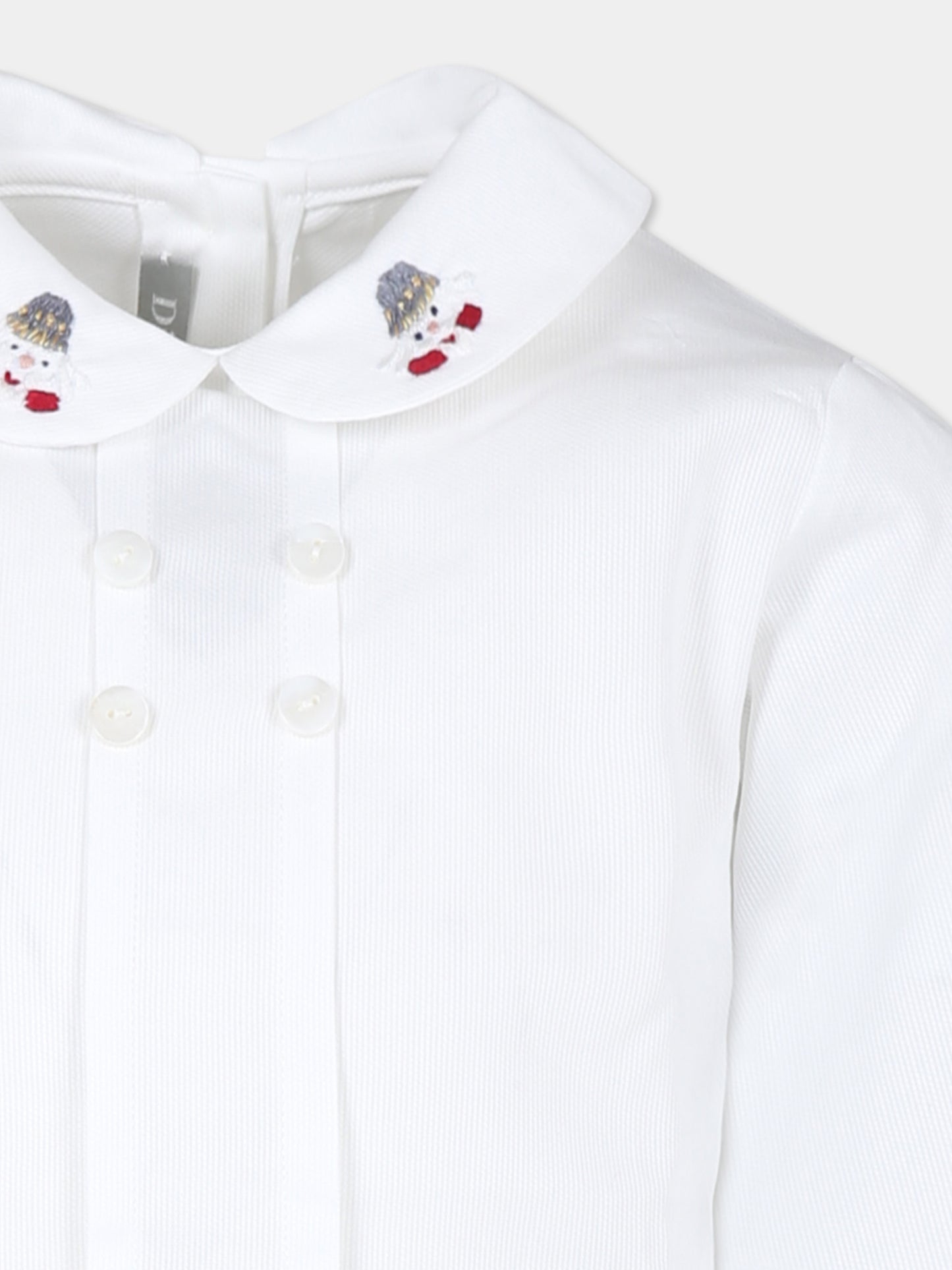 Camicia bianca con ricami per bambino,Divini,DVI S 00108