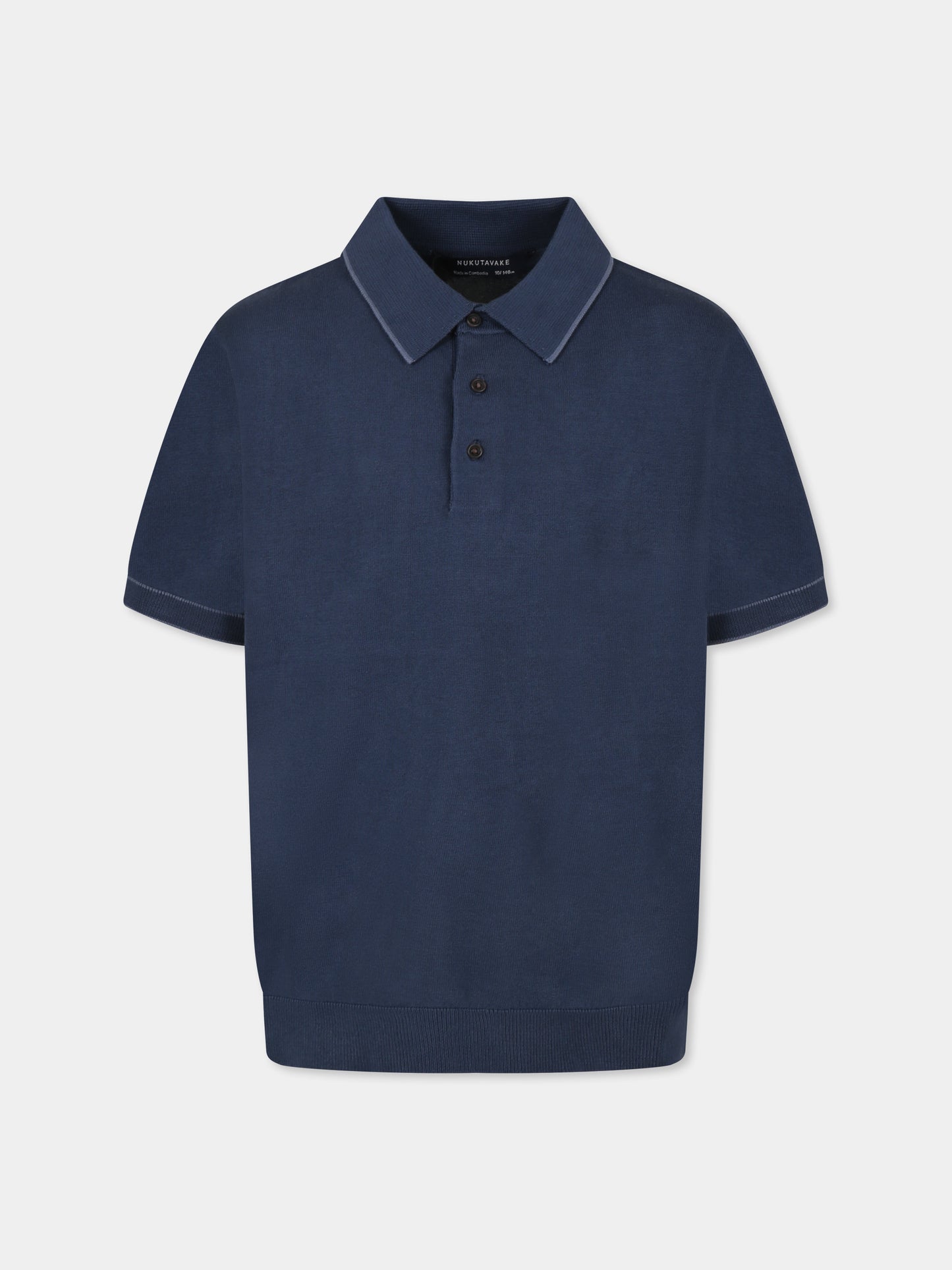 Polo blu per bambino con logo,Mayoral,6129 024