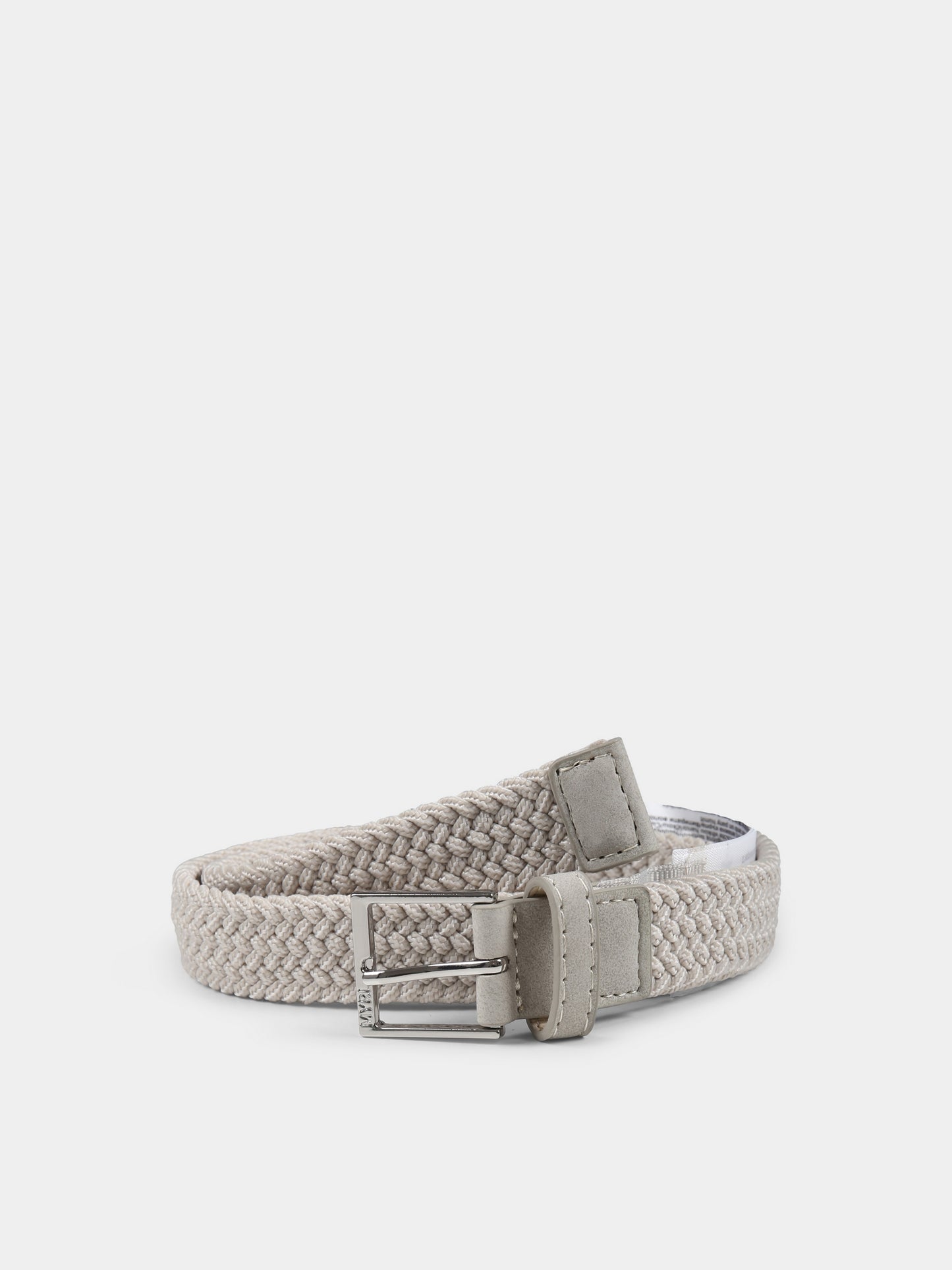 Beige belt for boy