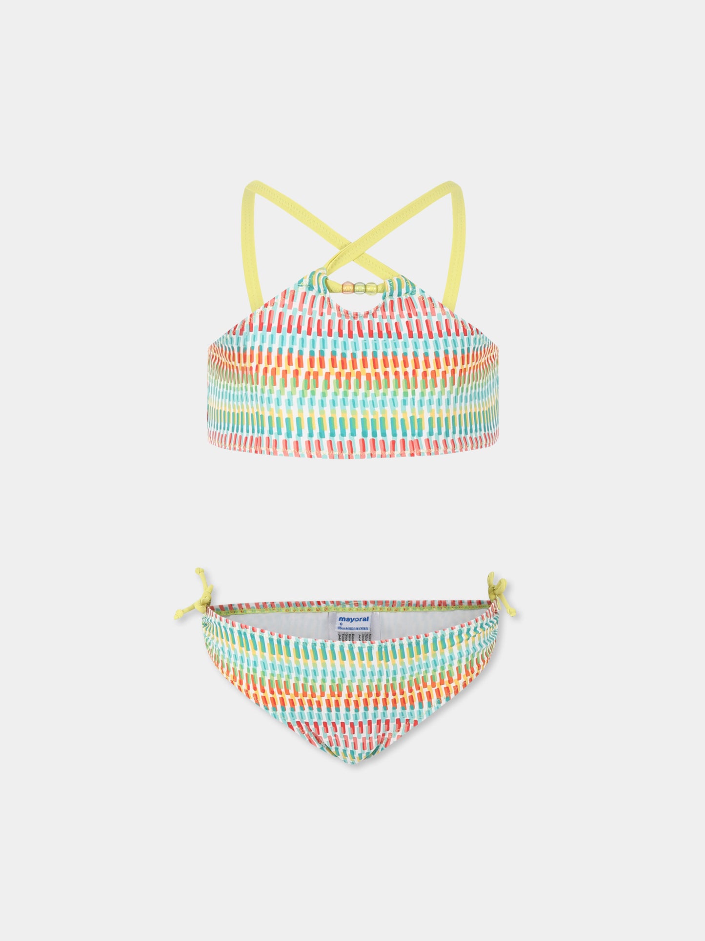 Multicolor bikini for girl print