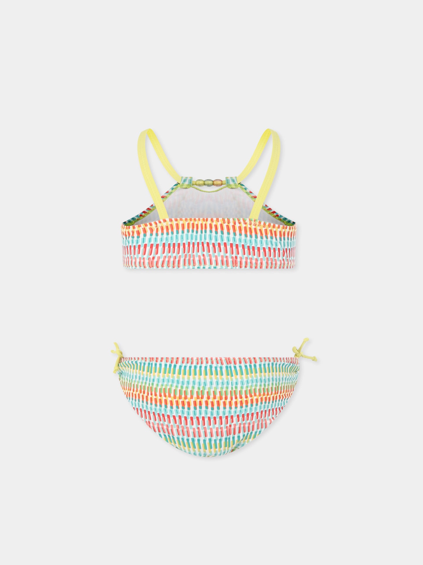 Multicolor bikini for girl print