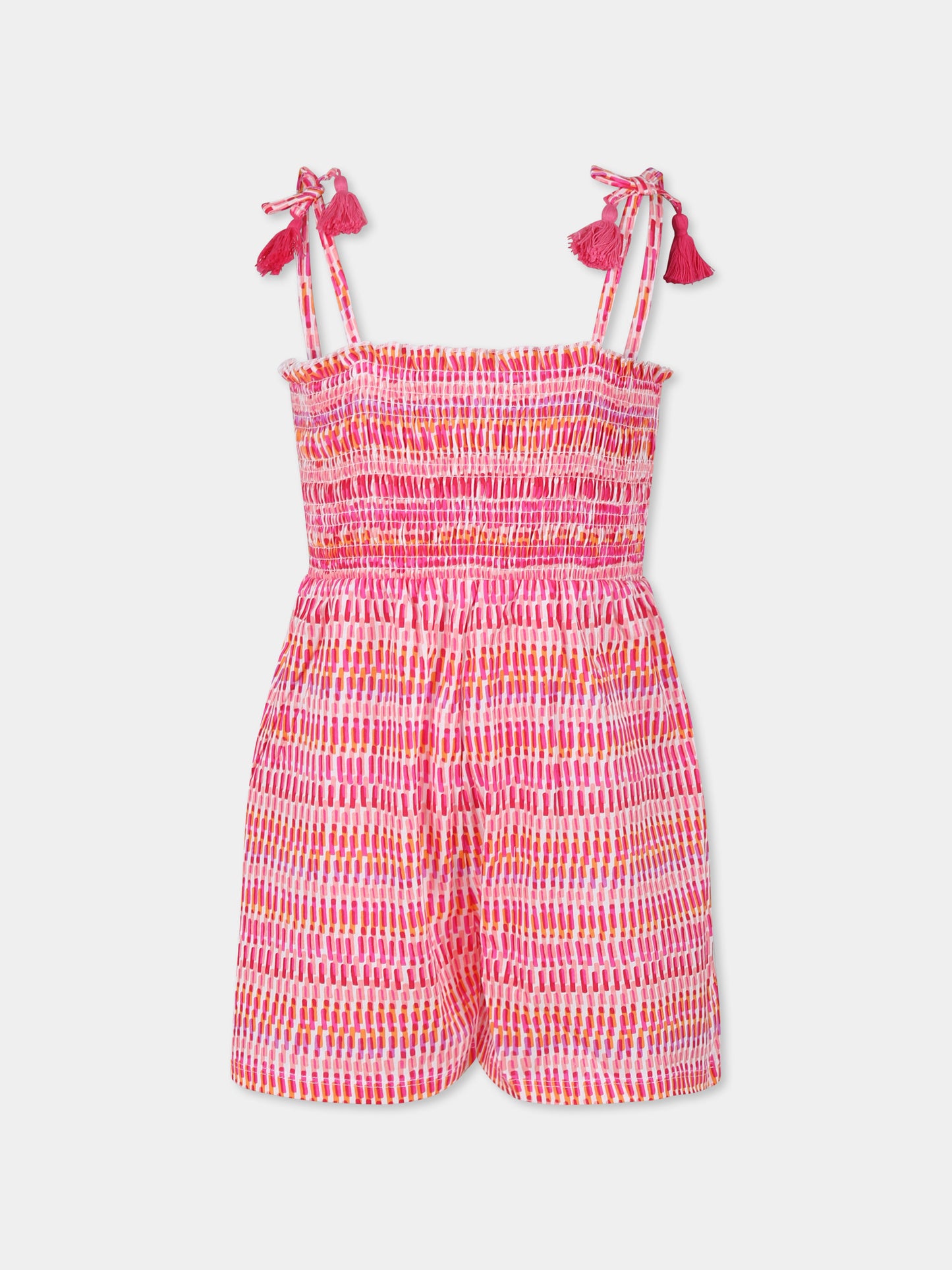 Jumpsuit fucsia per bambina,Mayoral,3877 013