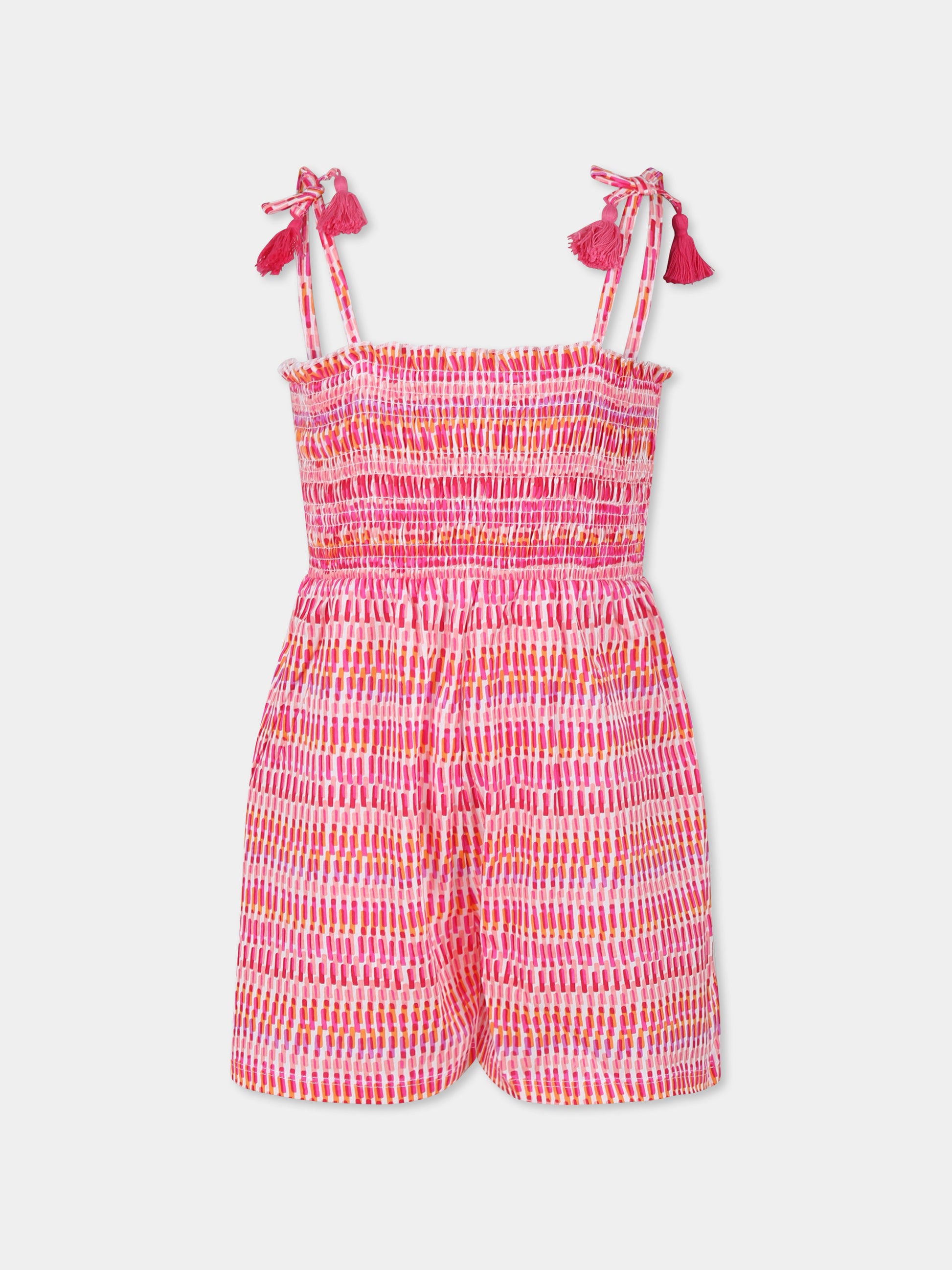 Jumpsuit fucsia per bambina,Mayoral,3877 013