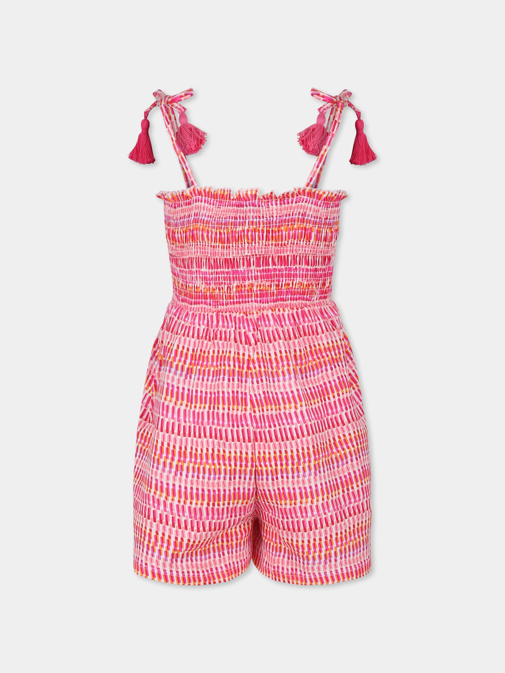 Jumpsuit fucsia per bambina,Mayoral,3877 013