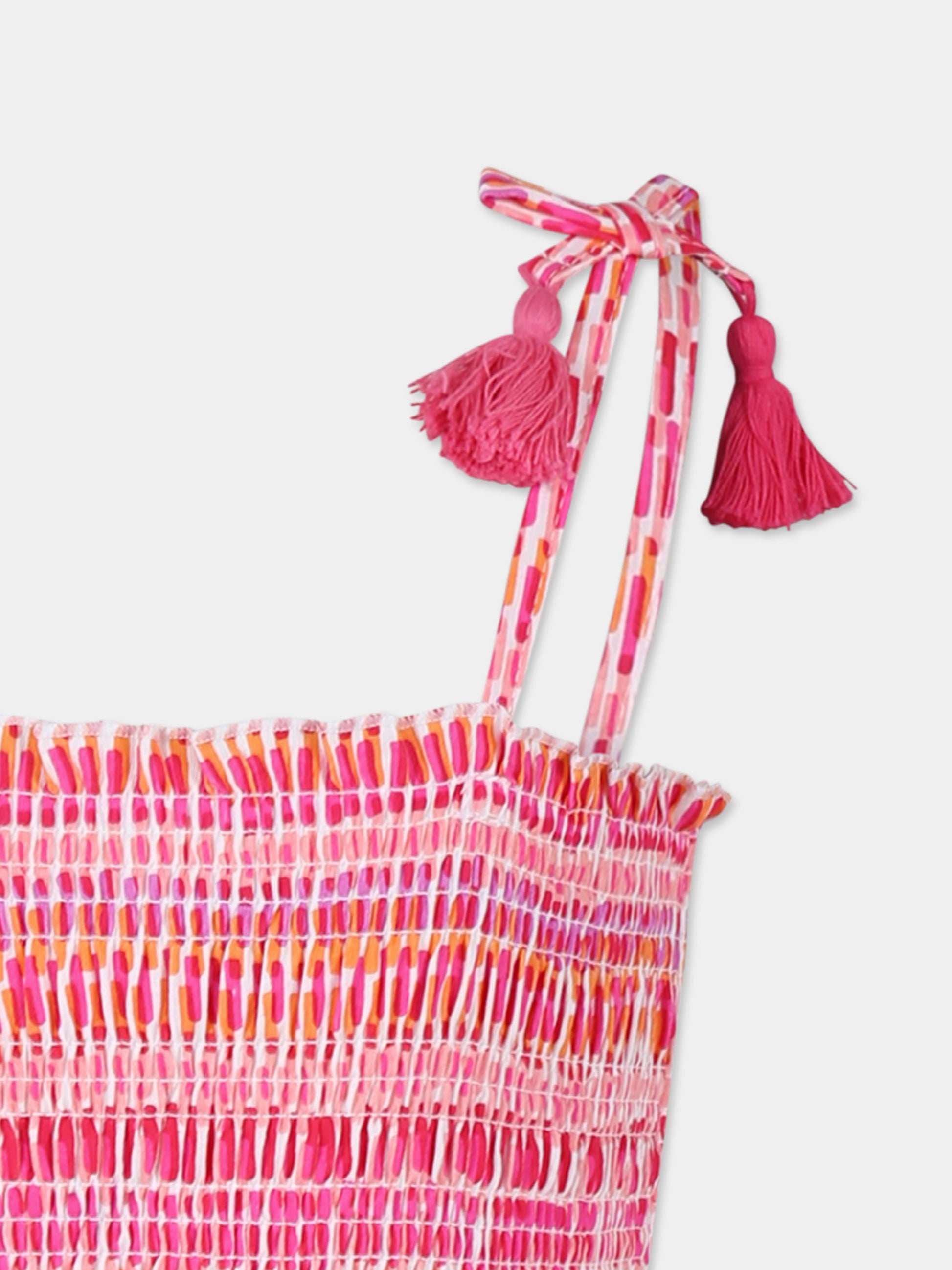 Jumpsuit fucsia per bambina,Mayoral,3877 013