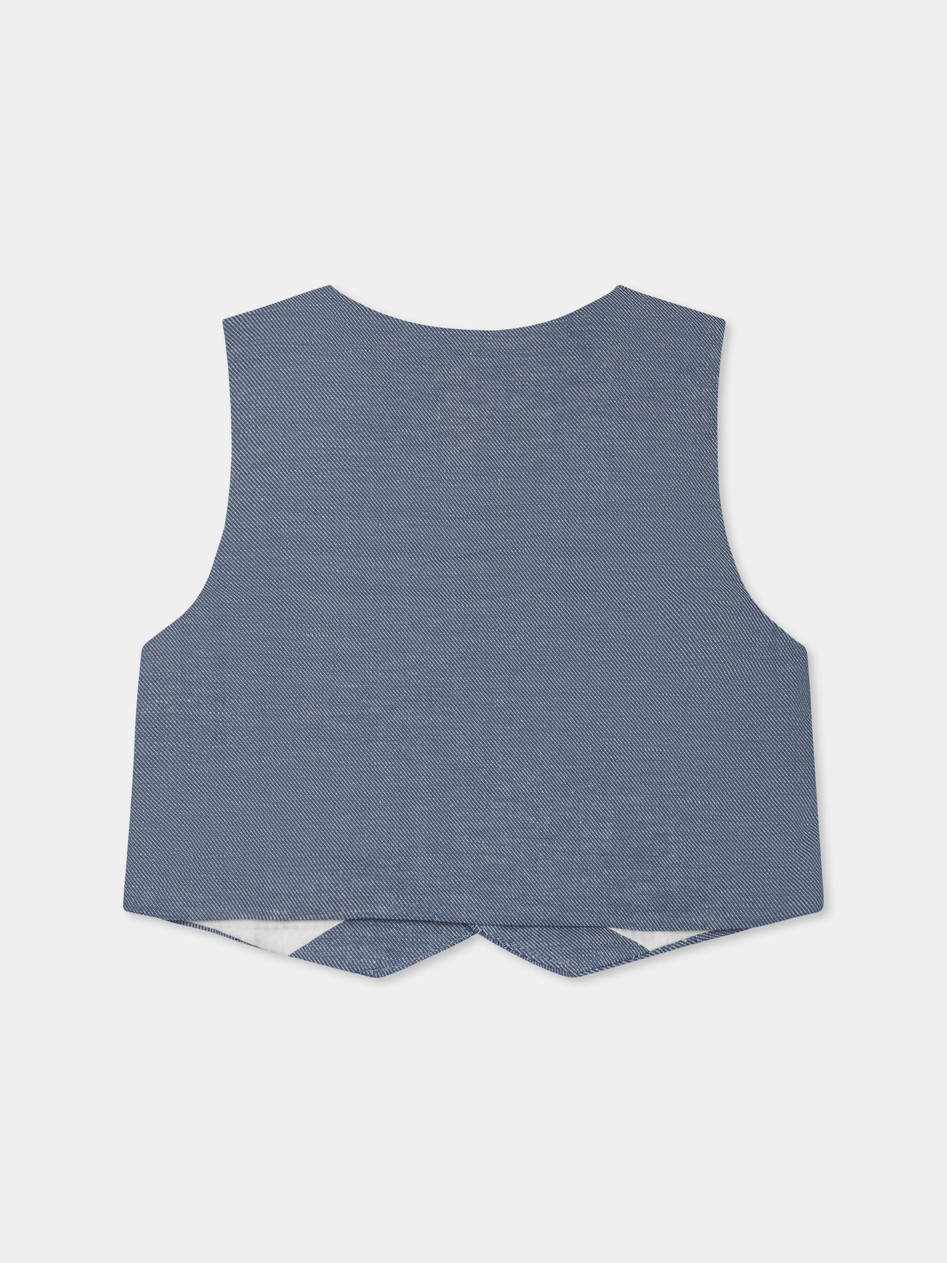 Panciotto celeste per neonato,Mayoral,1303 044