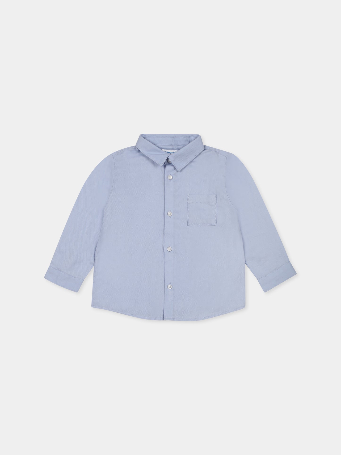 Camicia celeste per neonato,Mayoral,124 035