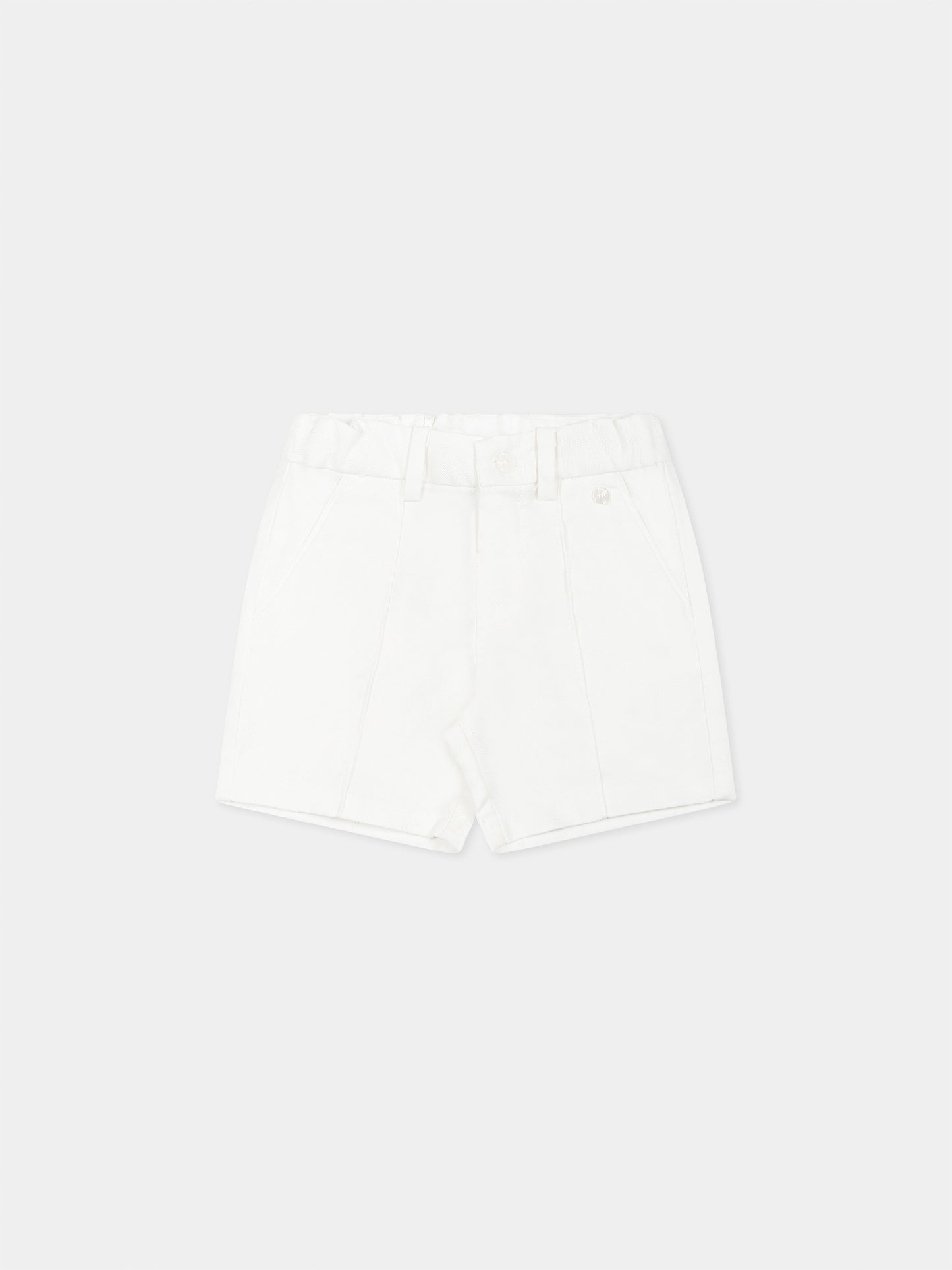 White shorts for baby boy