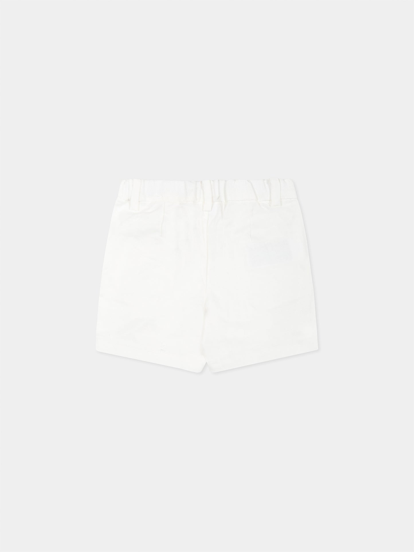 White shorts for baby boy