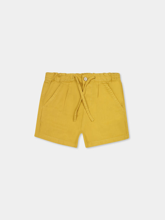Shorts gialli per neonato,Mayoral,1247 026